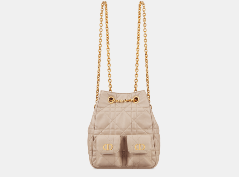 Dior o1w1db10426 M3375U Size:OS/ Medium Backpack in Powder Beige Size ONE SIZE - 2 Thumbnail