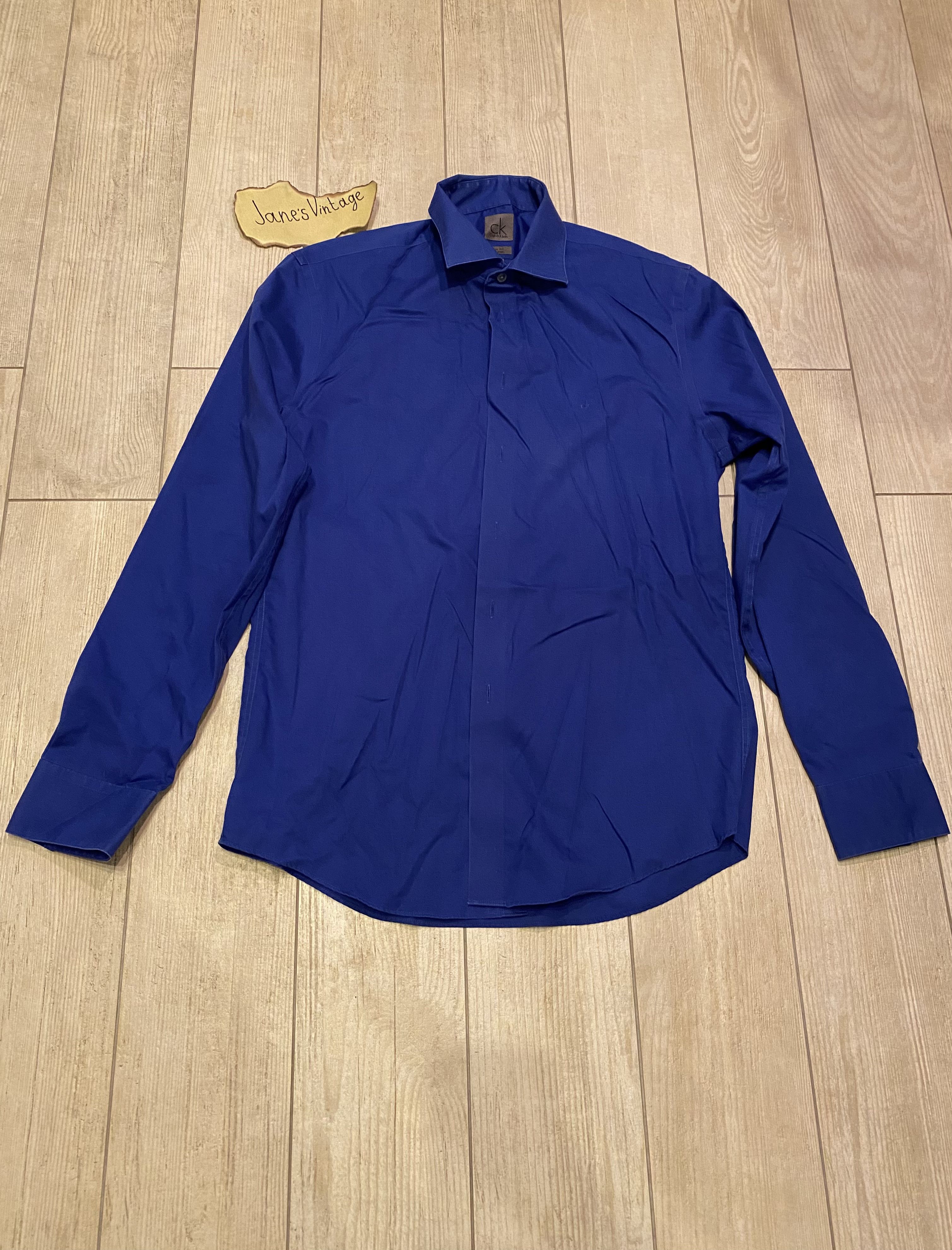 Calvin Klein × Calvin Klein 205W39NYC Calvin Klein Jeans Blue Shirt – Classic & Timeless 💙✨ Size US M / EU 48-50 / 2 - 1 Thumbnail