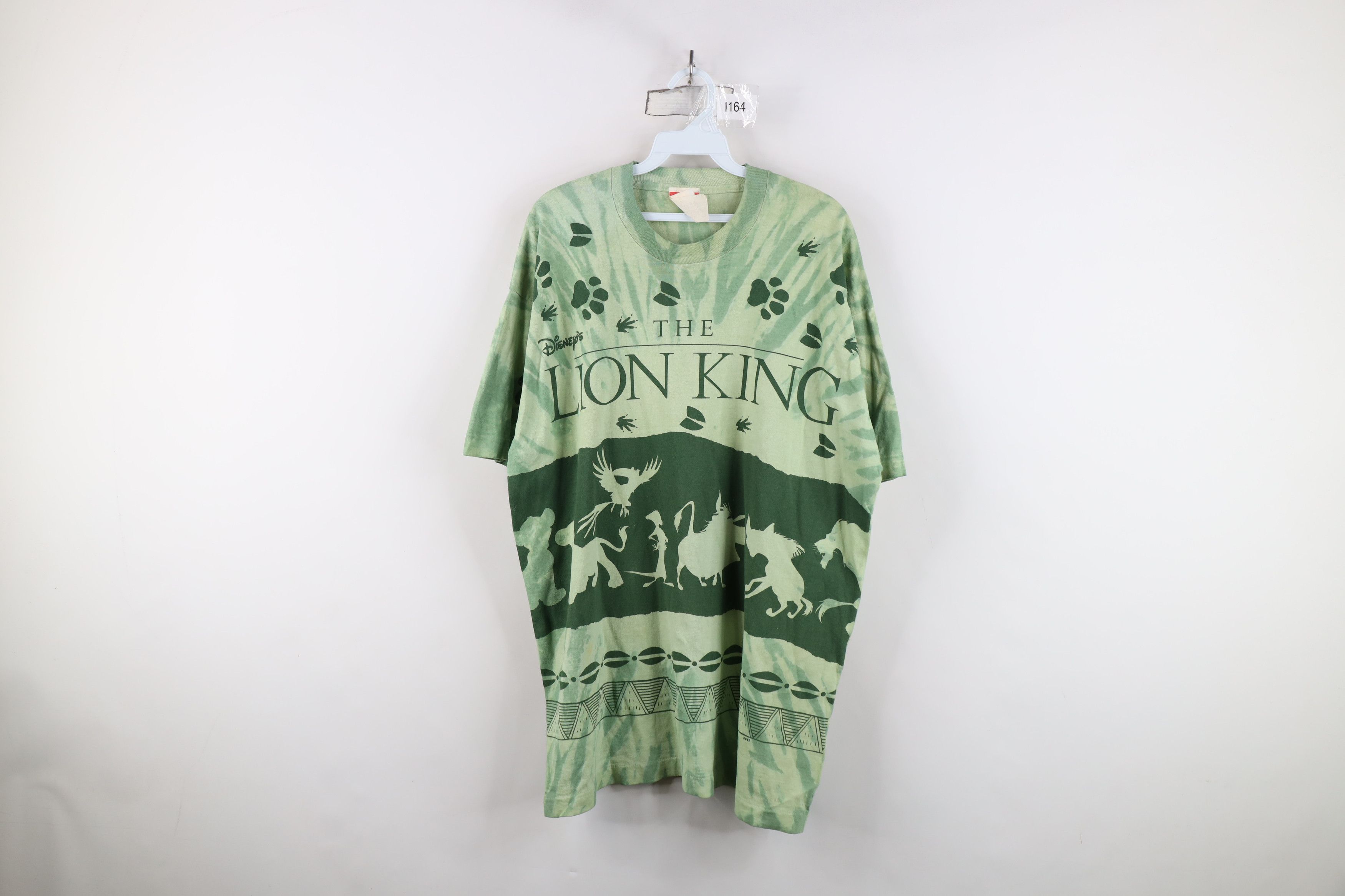 Disney Vintage 90s Disney The Lion King All Over Print T-Shirt USA Size US XL / EU 56 / 4 - 1 Thumbnail