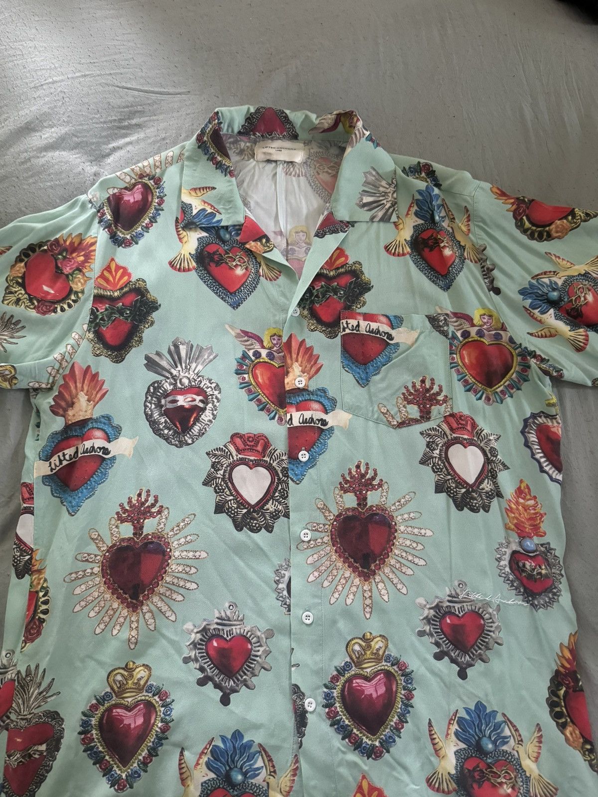 Lifted Anchors Parry Sacred Heart Button Up Size US L / EU 52-54 / 3 - 2 Thumbnail