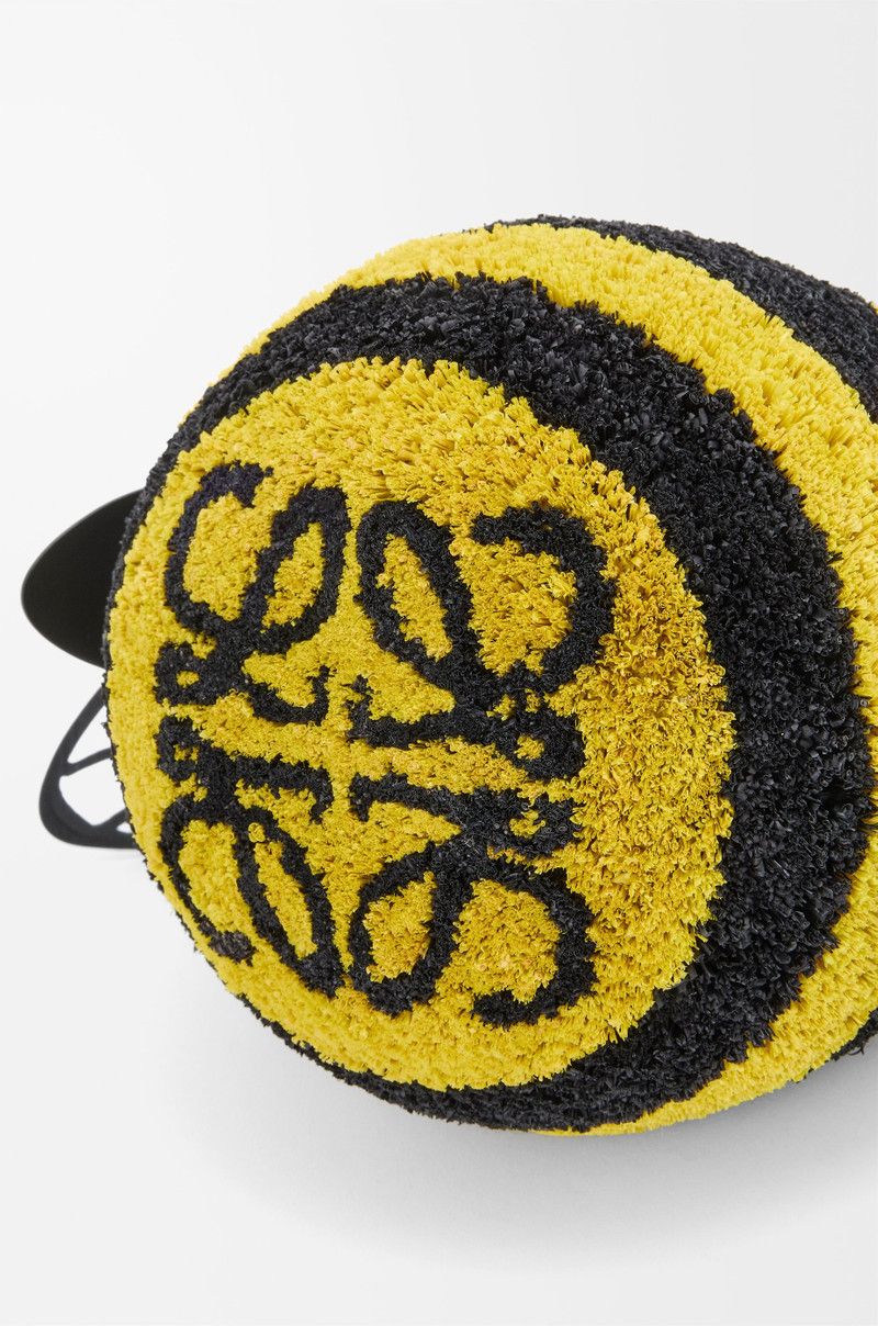 Loewe o1in1g0526 Size: OS / Ibiza Bee Basket Bag in Yellow/Black Size ONE SIZE - 8 Thumbnail