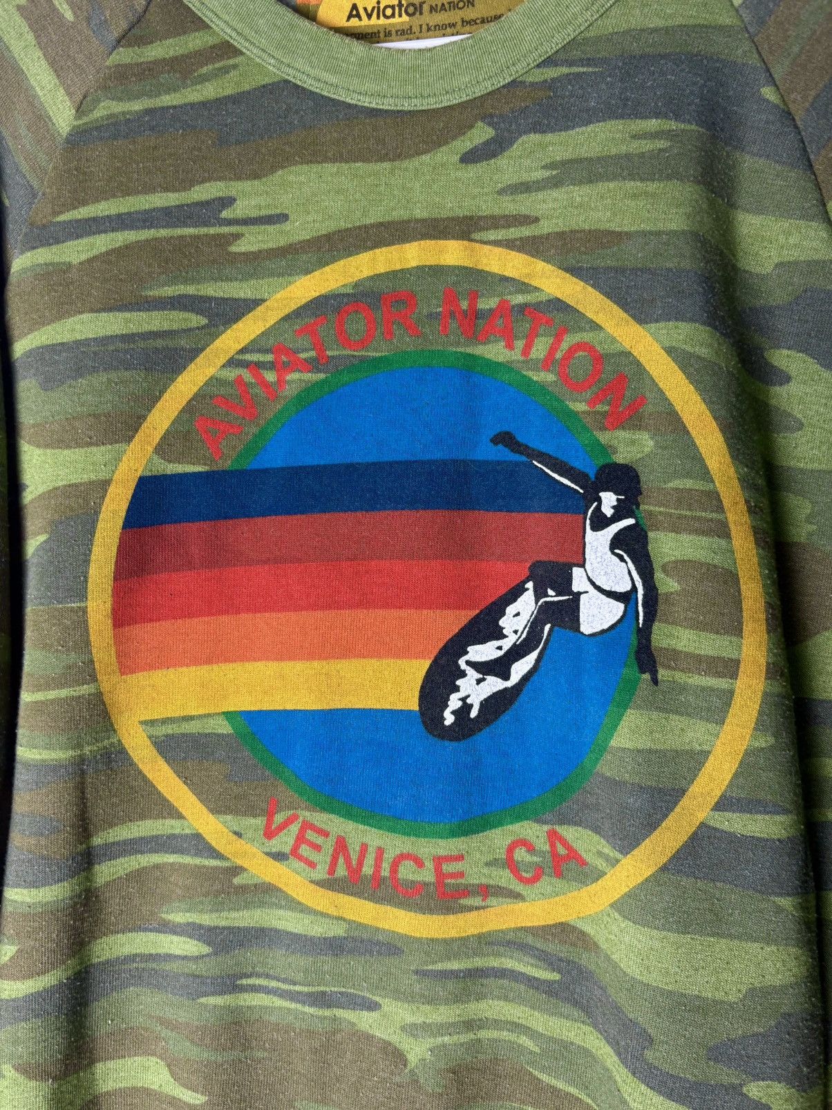Aviator Nation Aviator Nation Malibu Camo Sweatshirt Size US M / EU 48-50 / 2 - 4 Thumbnail