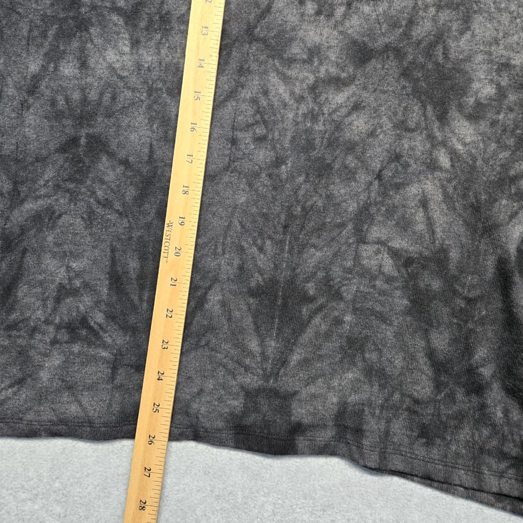 Vintage French Kyss Cape Sweater Womens 2 Gray Geometric Cowl Neck Lightweight Poncho Size XS / US 0-2 / IT 36-38 - 6 Thumbnail
