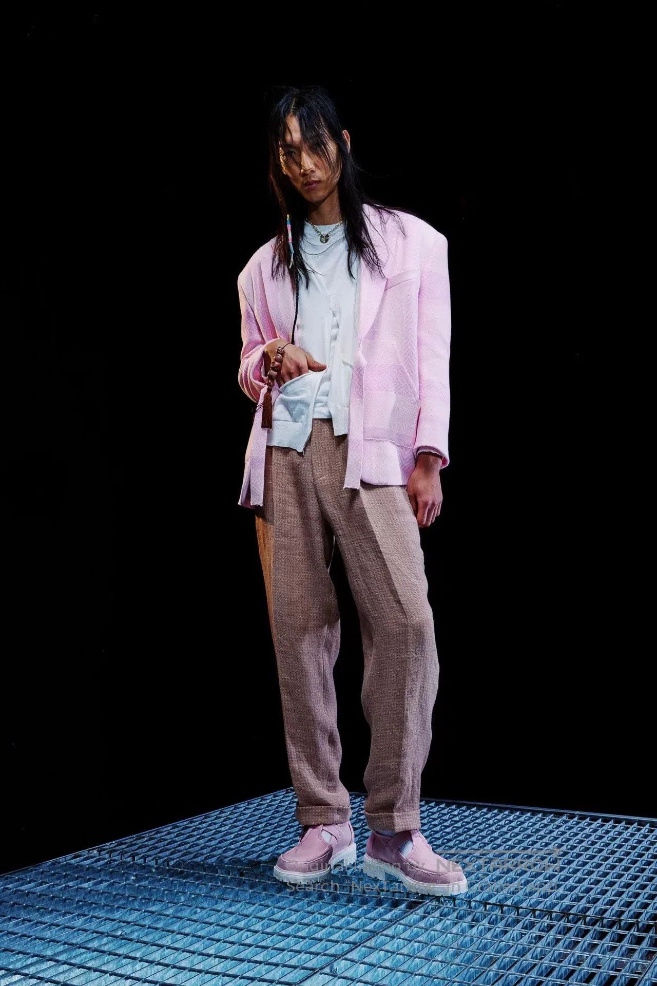 Magliano Magliano Thick Linen Elastic Waist Trousers. Size US 42 / EU 58 - 1 Thumbnail