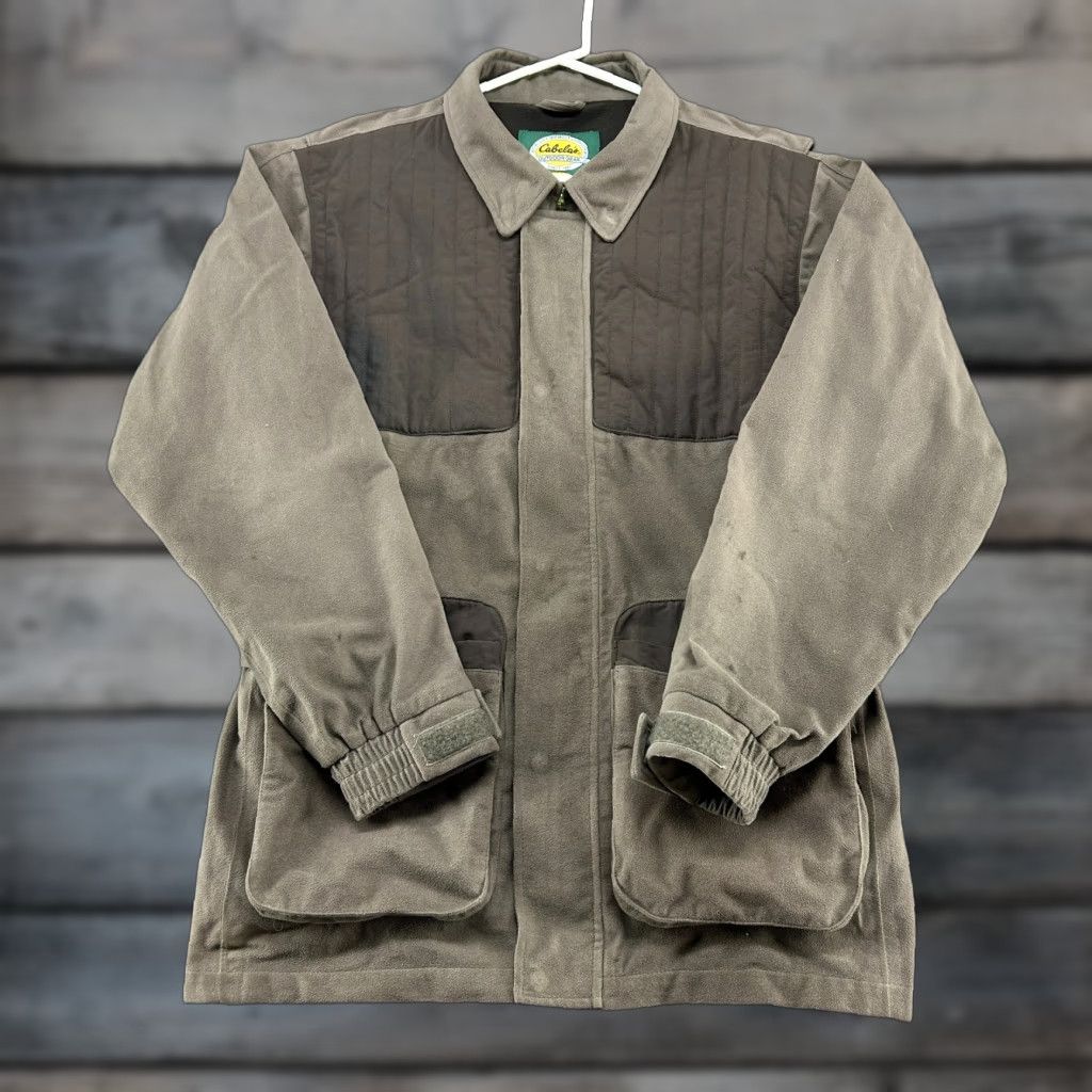 Vintage Cabela's Jacket Mens M Brown Full Zip Hunting Outdoor Polyester 80s 90s Pockets Size US M / EU 48-50 / 2 - 1 Thumbnail
