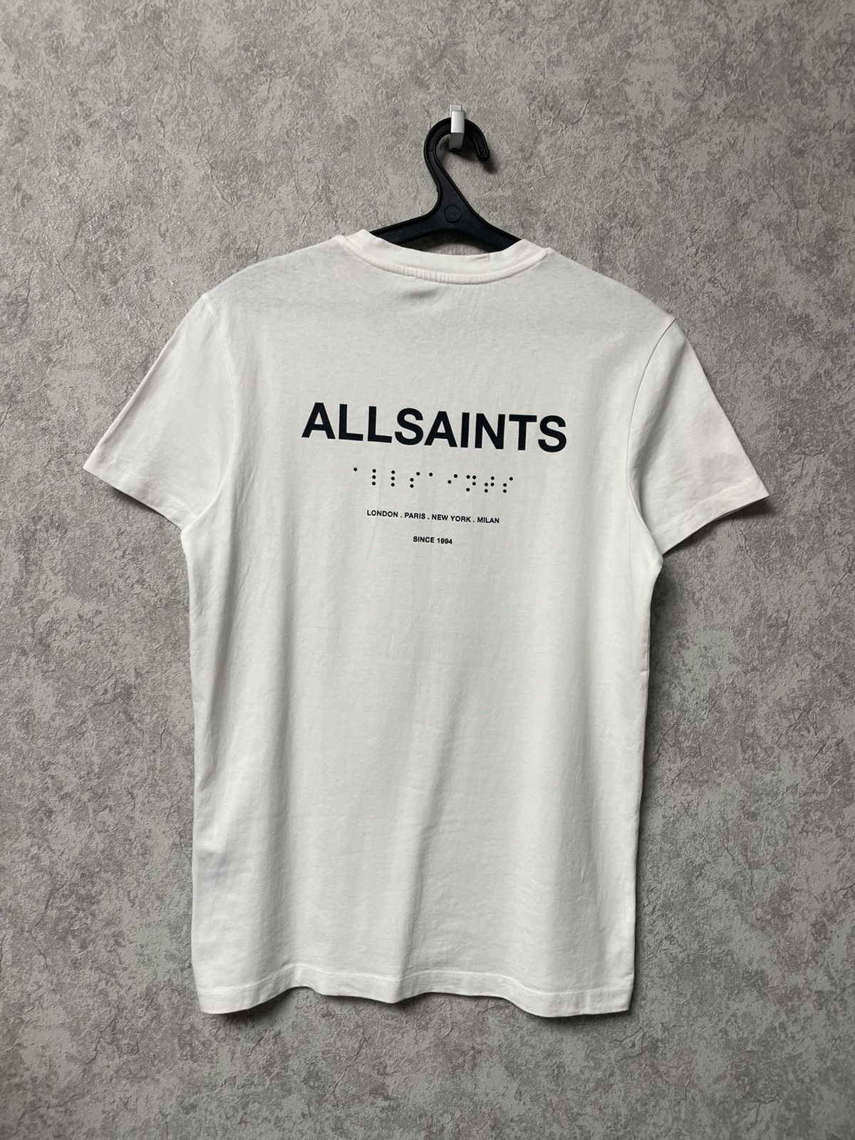 Allsaints Allsaints Big Logo White Classic T-Shirt Size US XS / EU 42 / 0 - 1 Thumbnail