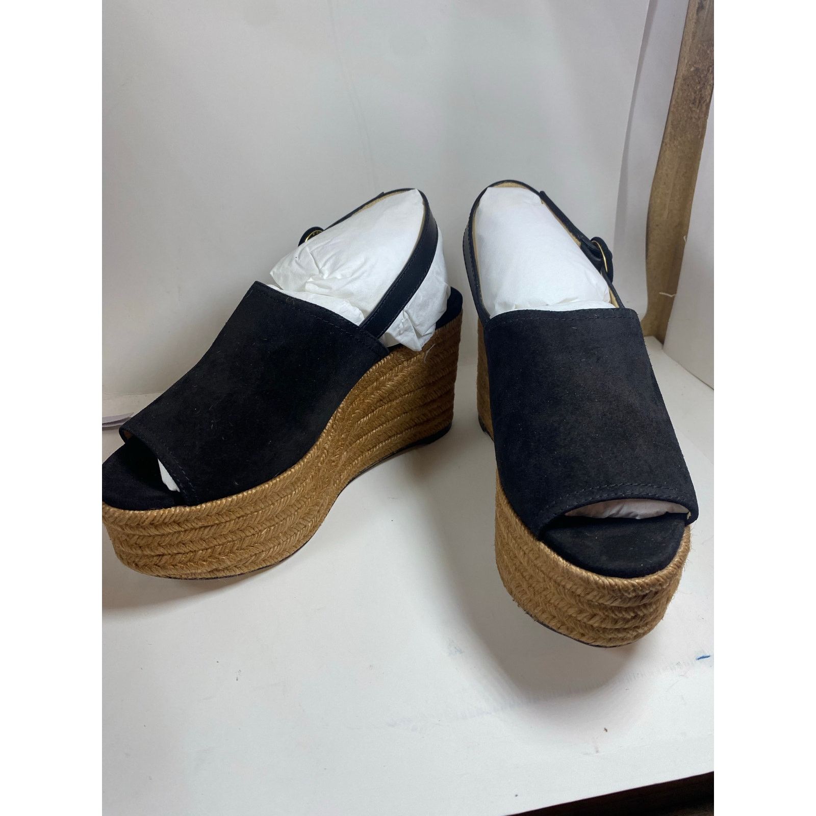 Jimmy Choo Jimmy Choo Deya 95 Suede Espadrille Wedges W8.5 Size US 8.5 / IT 38.5 - 3 Thumbnail
