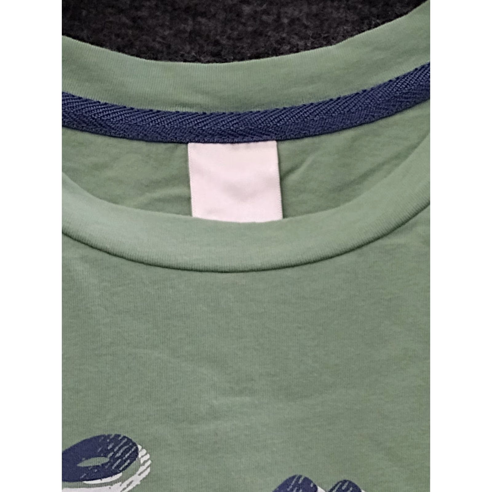 Vintage Secret Treasures Women's T-Shirt Feeling Fine Green M 8-10 Cotton Blend Short Sleeve Crew Neck Basic Casual All Seasons Womens Size M / US 6-8 / IT 42-44 - 3 Thumbnail
