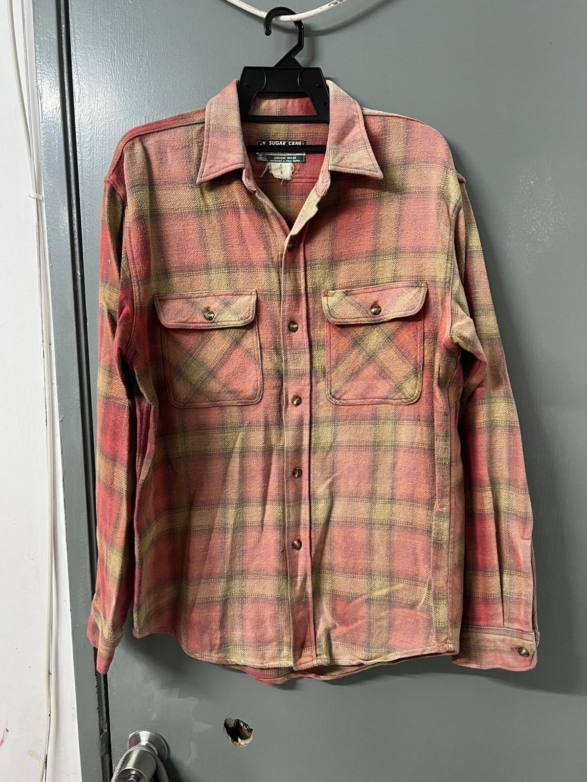 Sugar Cane VINTAGE SUN FADED SUGAR CANE FLANNEL Size US L / EU 52-54 / 3 - 2 Thumbnail