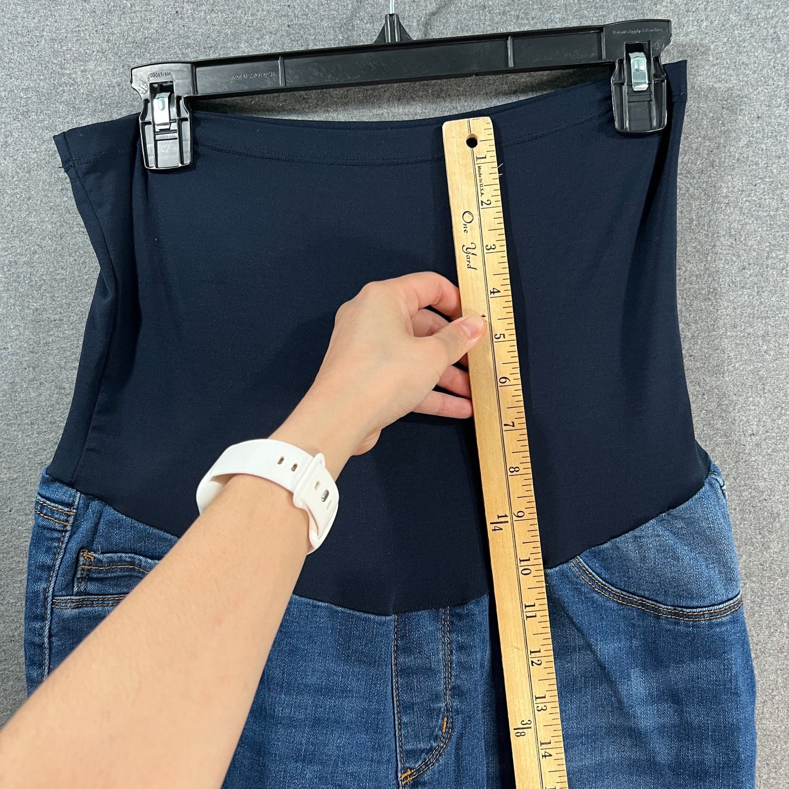Other SONG Maternity Blue Jeans Women Size Large Size 38" / US 16 / IT 52 - 4 Thumbnail
