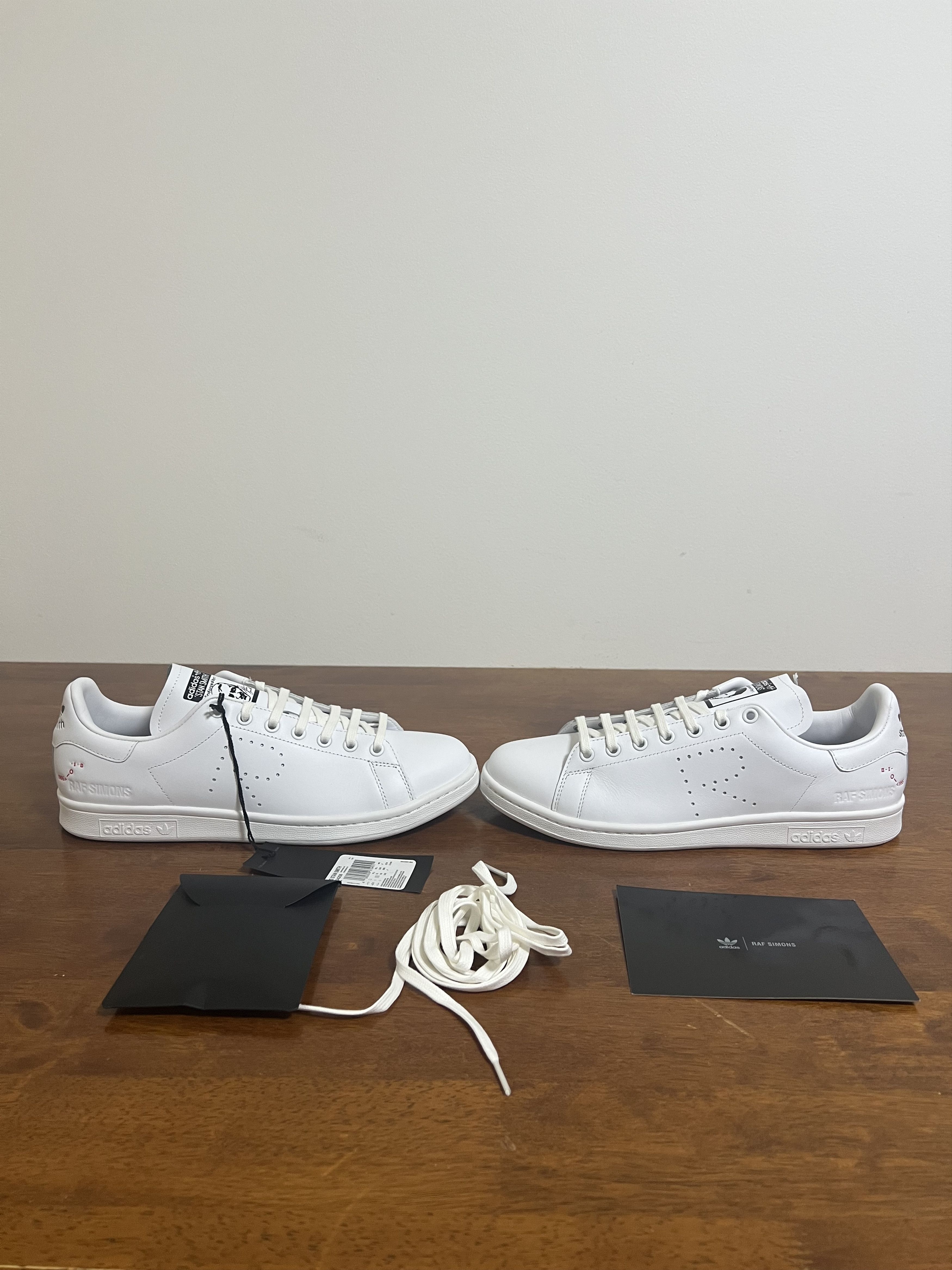 Adidas × Raf Simons 💚 2018 Raf Simons x Adidas Stan Smith Core White US 10 NEW Size US 10 / EU 43 - 6 Thumbnail