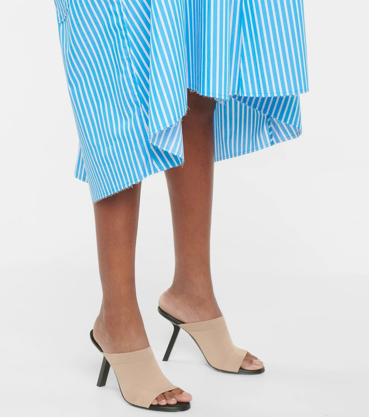 Balenciaga o1y0625 Mules in Beige Size US 5 / IT 35 - 4 Thumbnail