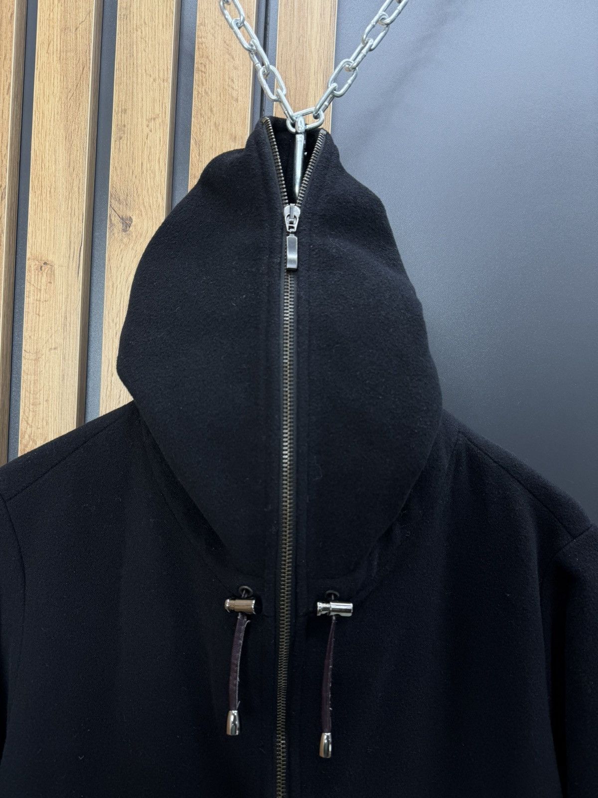 Other Pret Pour Partir Wool Cashmere Hooded Coat Size 42 Size M / US 6-8 / IT 42-44 - 3 Thumbnail