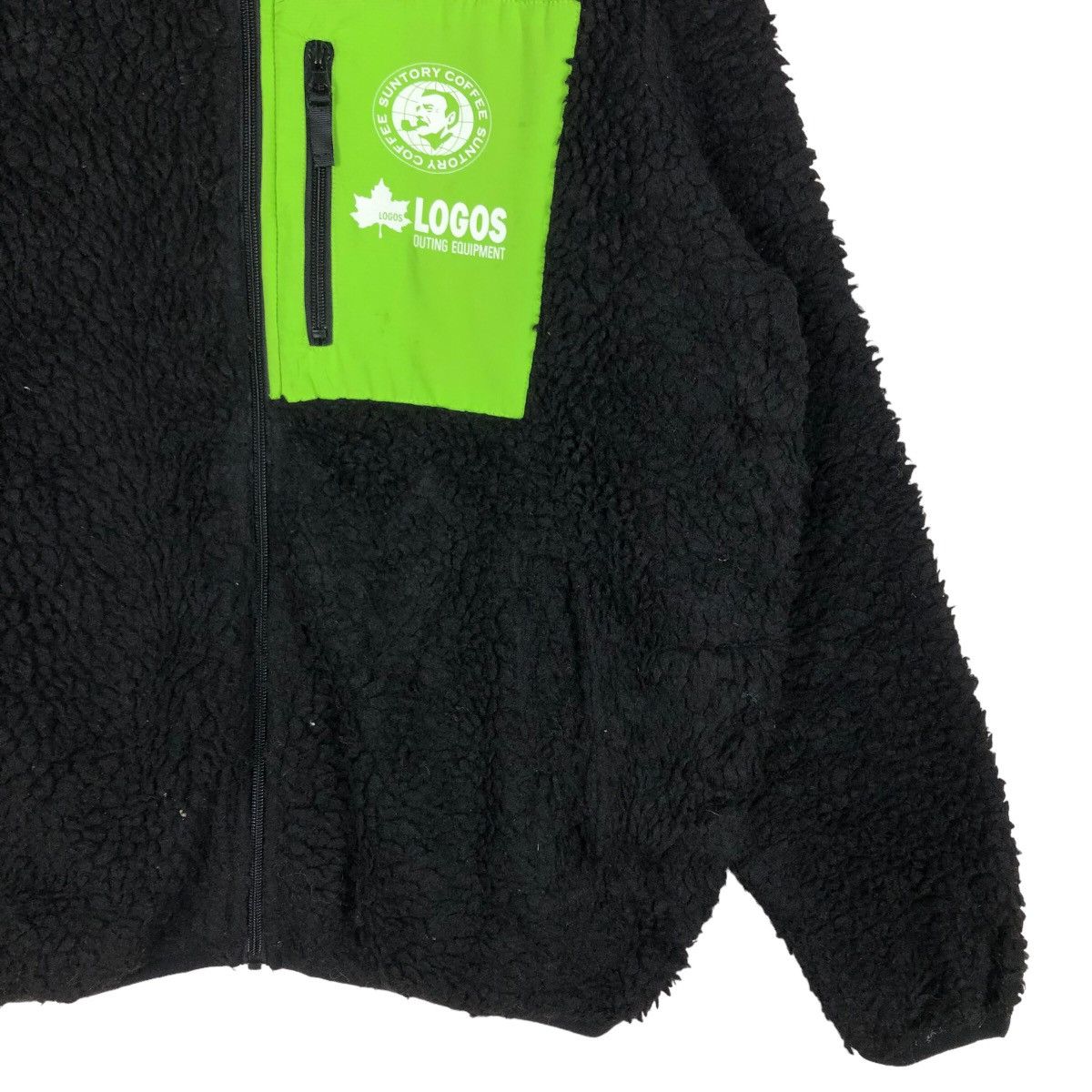 Japanese Brand 🔥Vtg Fleece Dip Pile Sherpa Jacket Suntory Coffee Boss Size US M / EU 48-50 / 2 - 5 Thumbnail