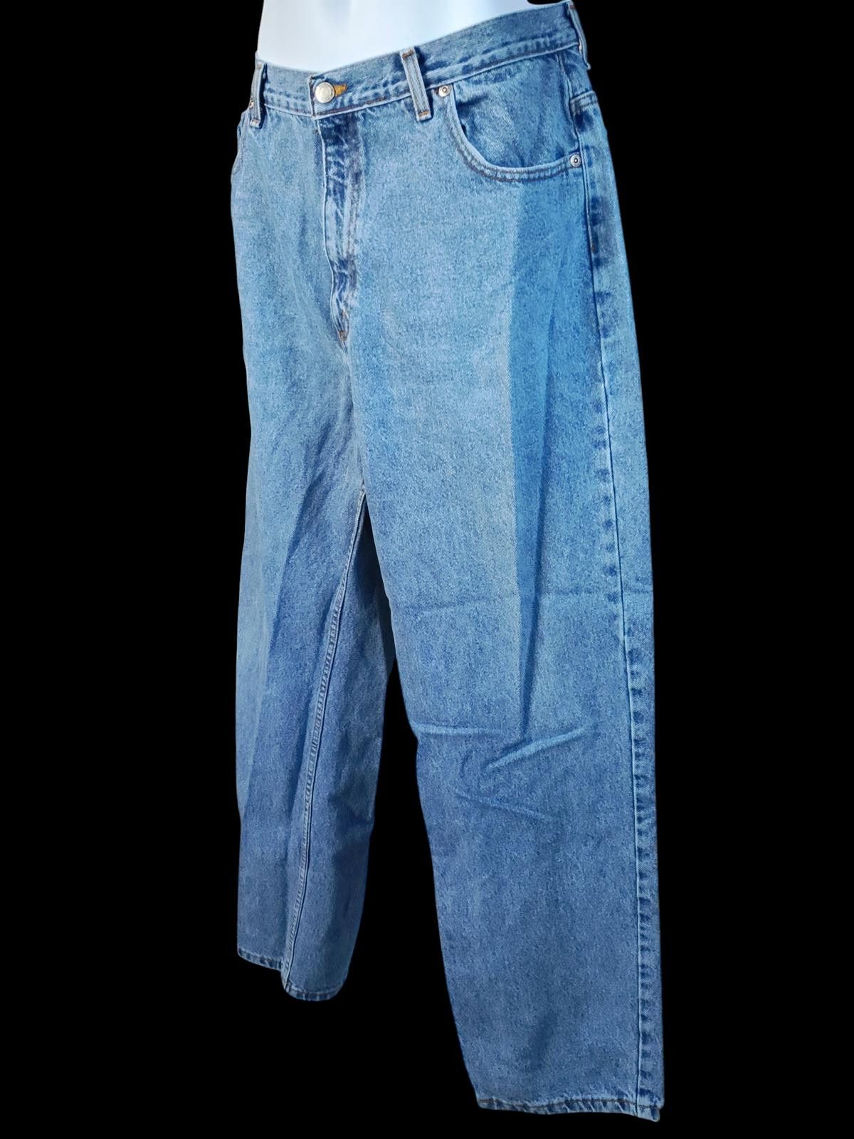 Other Members Mark Men's Light Blue Comfort Fit Jeans Size US 38 / EU 54 - 5 Thumbnail