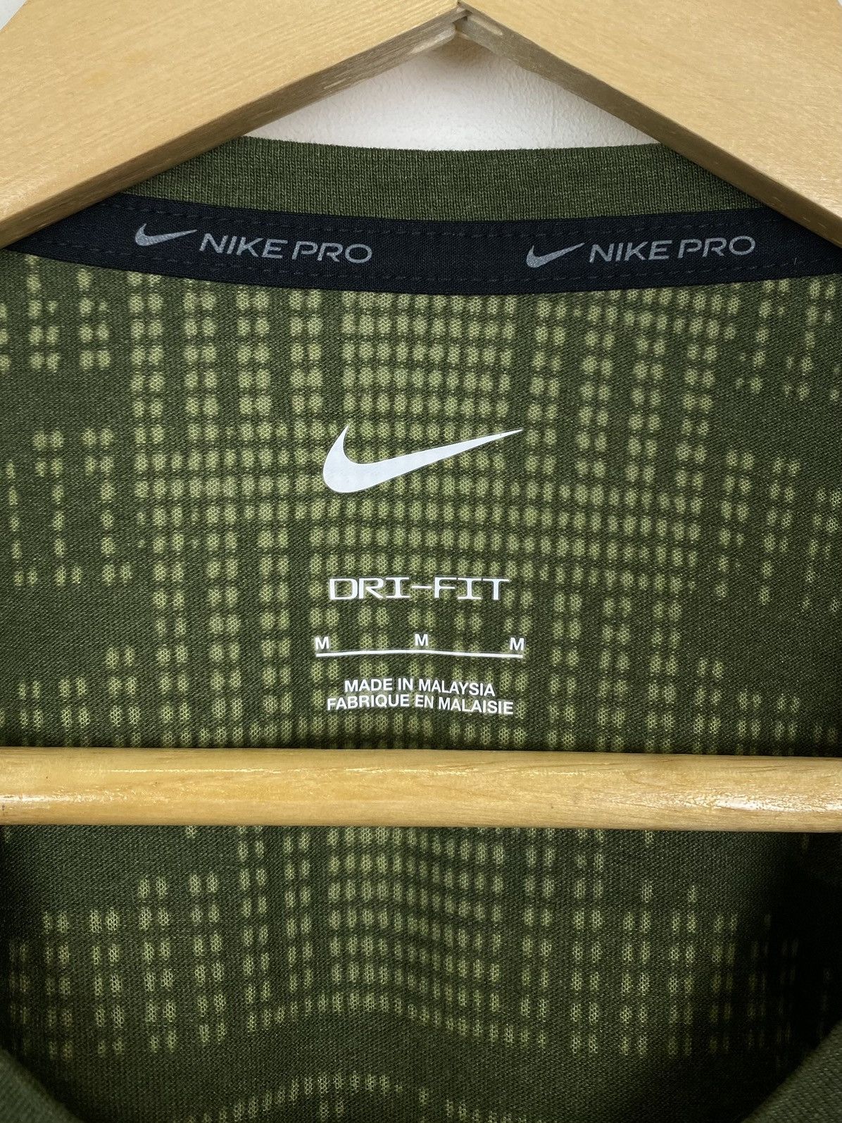 Nike Nike Pro Dri-Fit Swoosh Drill T-shirt Men’s Size M Green Top Size US M / EU 48-50 / 2 - 5 Thumbnail