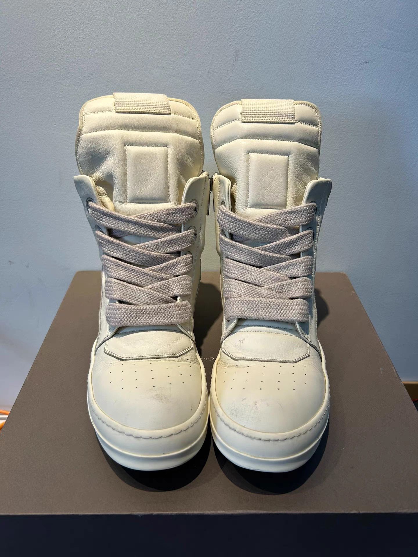 Rick Owens Rick Owens mainline reverse triangle high-top sneakers Size US 9 / EU 42 - 3 Thumbnail