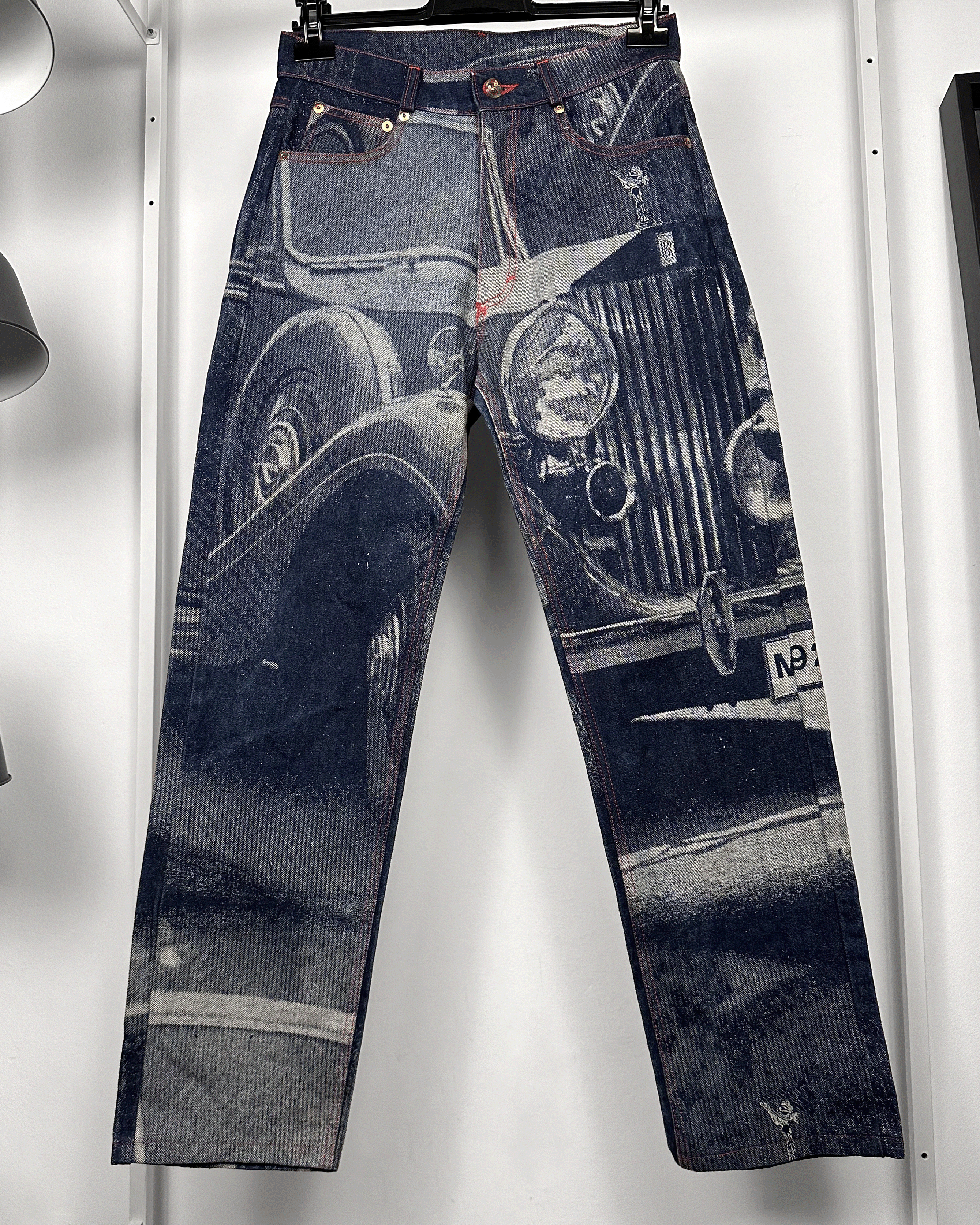 Vivienne Westwood Vivienne Westwood Rolls Royce Print Jeans Size US 30 / EU 46 - 3 Thumbnail