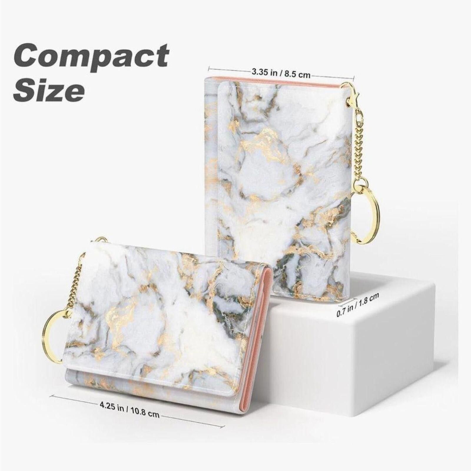 Genetic Manipulation Shinichiro Kuriya Marble Pattern RFID Blocking Wallet with Keyring Size ONE SIZE - 5 Thumbnail