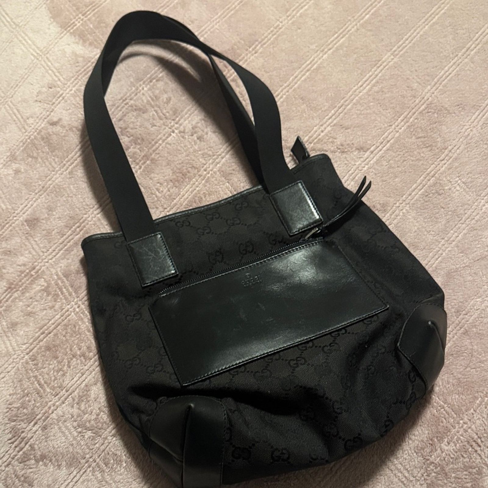Gucci Vintage Gucci GG Canvas & Leather Shoulder Bag — Early 2000s Size ONE SIZE - 2 Thumbnail