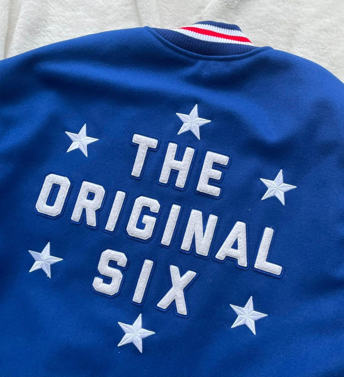 NHL × October's Very Own OVO x New York Rangers Varsity Jacket Size US M / EU 48-50 / 2 - 5 Thumbnail