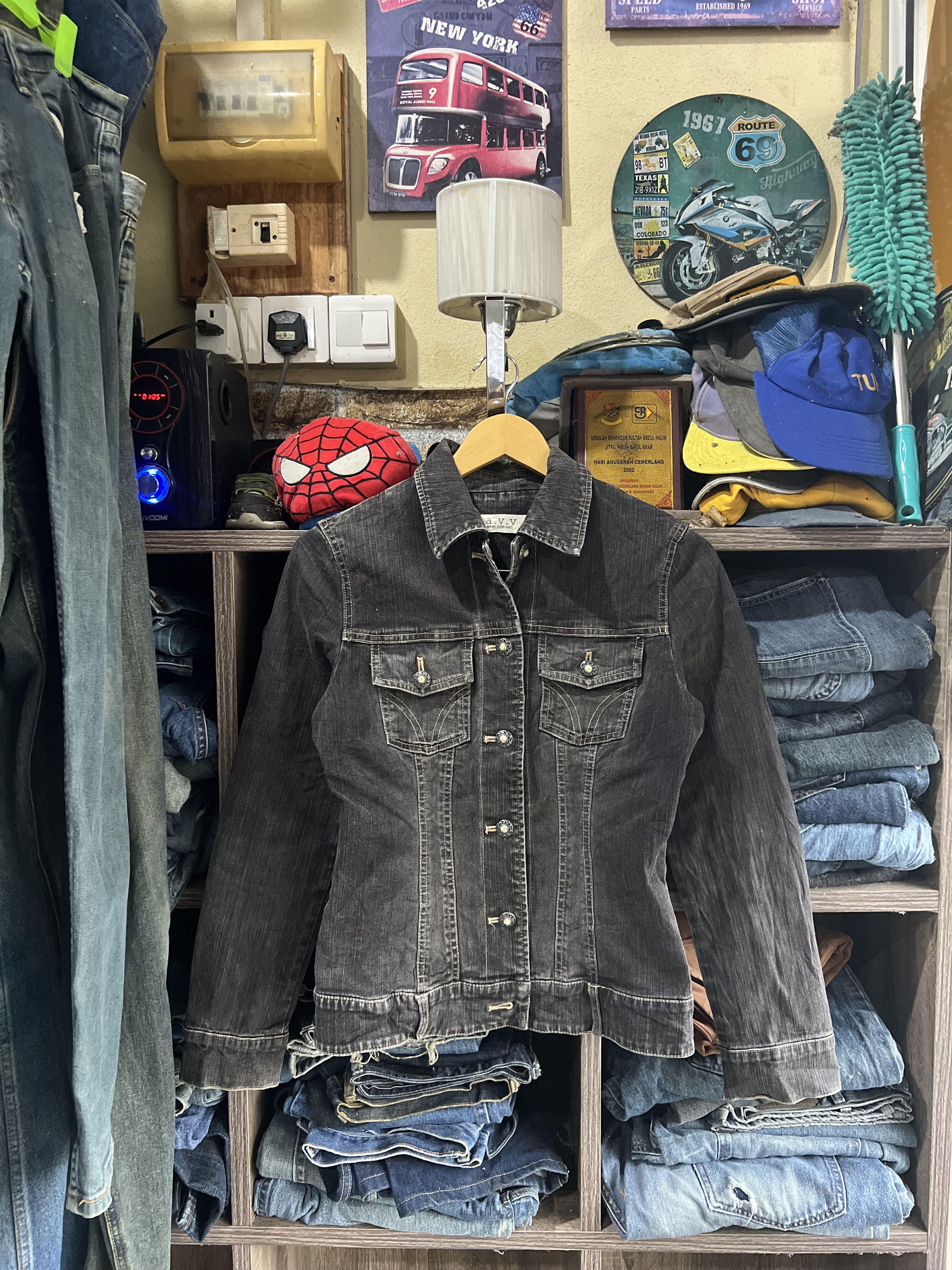 Michel Klein 🔥AVV Michel Klein Denim Jacket Size S / US 4 / IT 40 - 14 Thumbnail