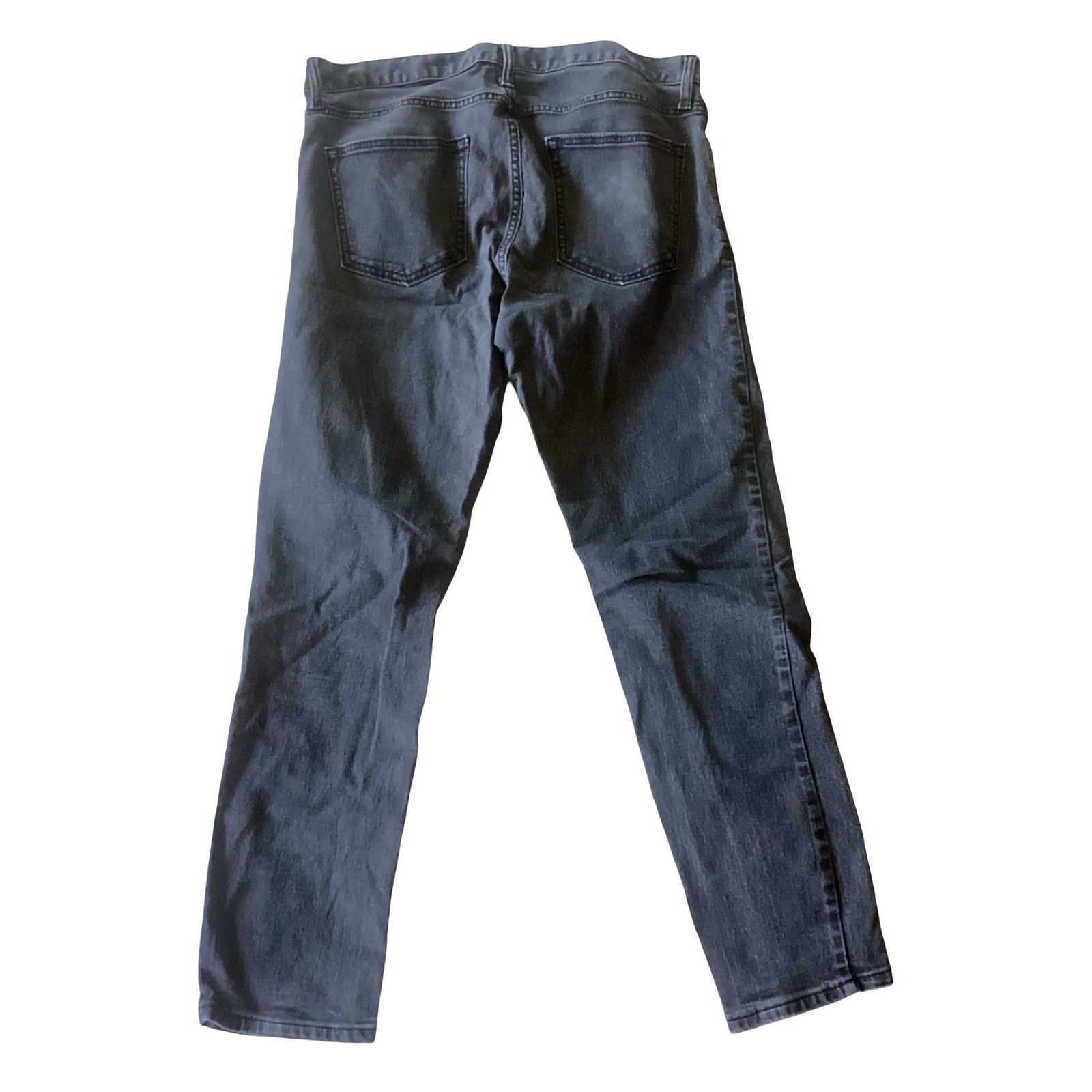 Old Navy Old Navy Straight Built-In Flex Black Jeans Size US 33 - 4 Thumbnail
