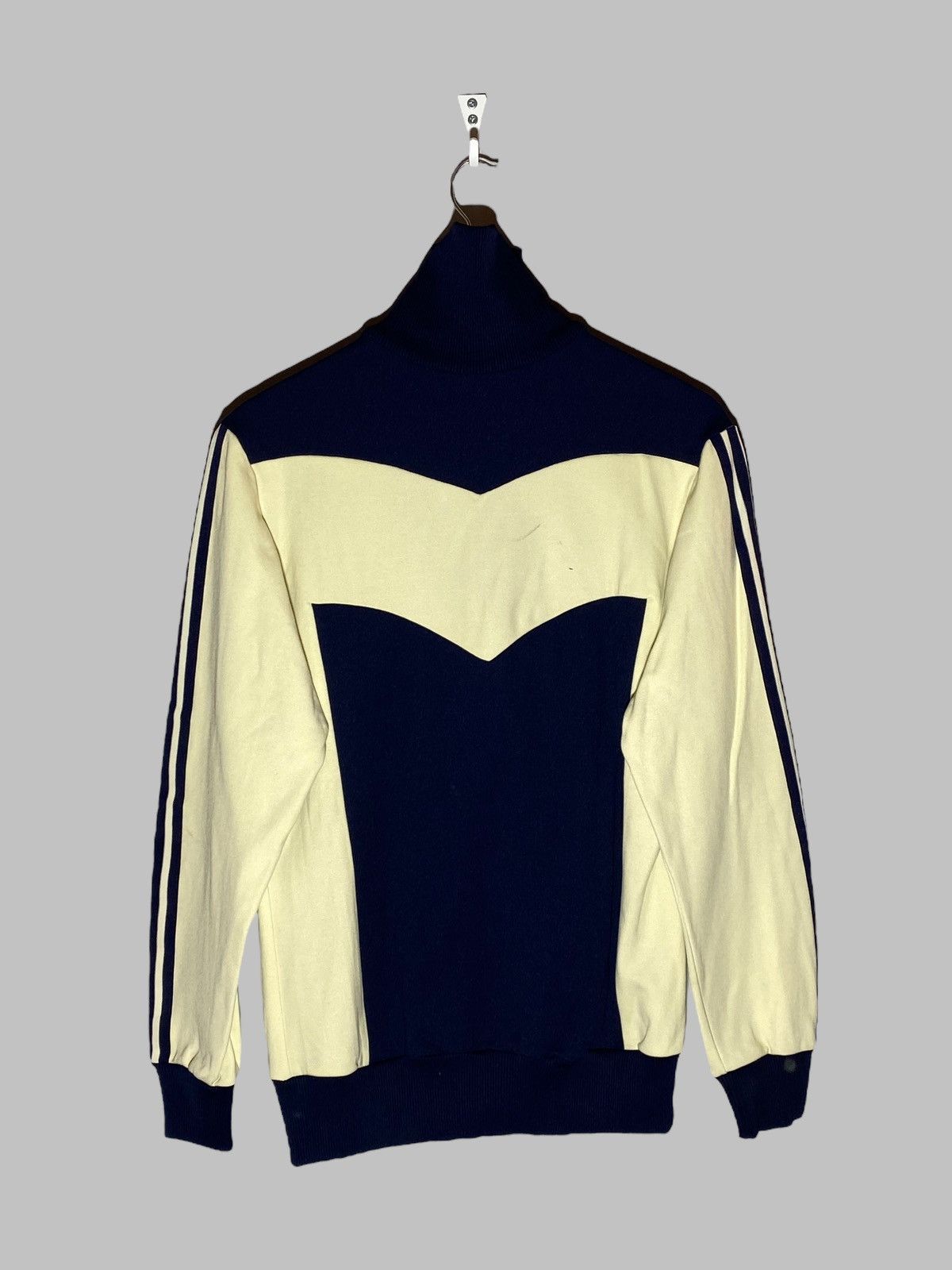 Vintage Vintage 80s Adidas Tracksuit Jacket With Overall Rare Suit Size US L / EU 52-54 / 3 - 4 Thumbnail