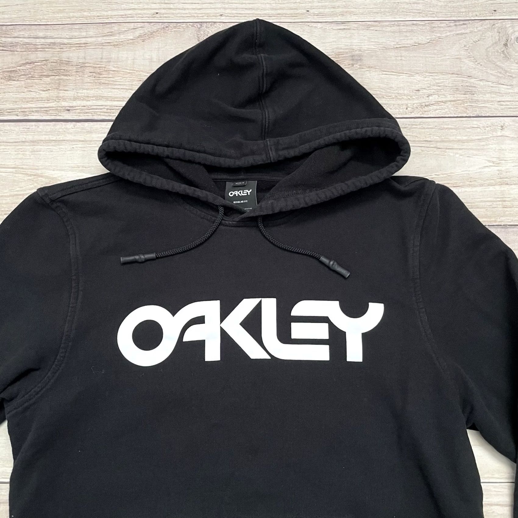 Oakley Oakley Pullover Hoodie Shirt Men Medium Black Logo Outdoor Sweatshirt Crew Neck Sweat Fleece Cotton Gorp Size US M / EU 48-50 / 2 - 2 Thumbnail