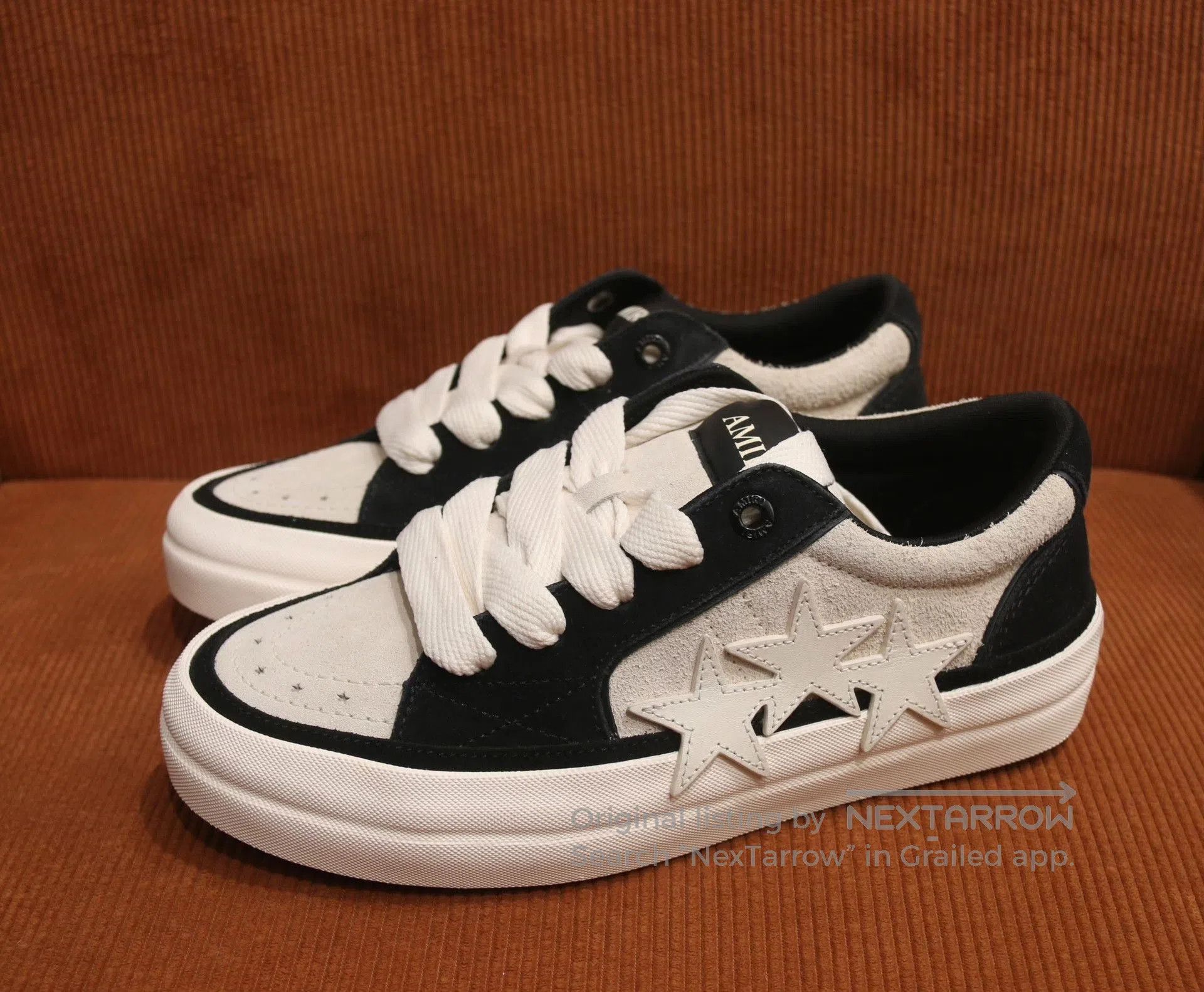 Japanese Brand AMIRI Sunset Low-Top Leather Sneakers. Size US 8 / EU 41 - 1 Thumbnail