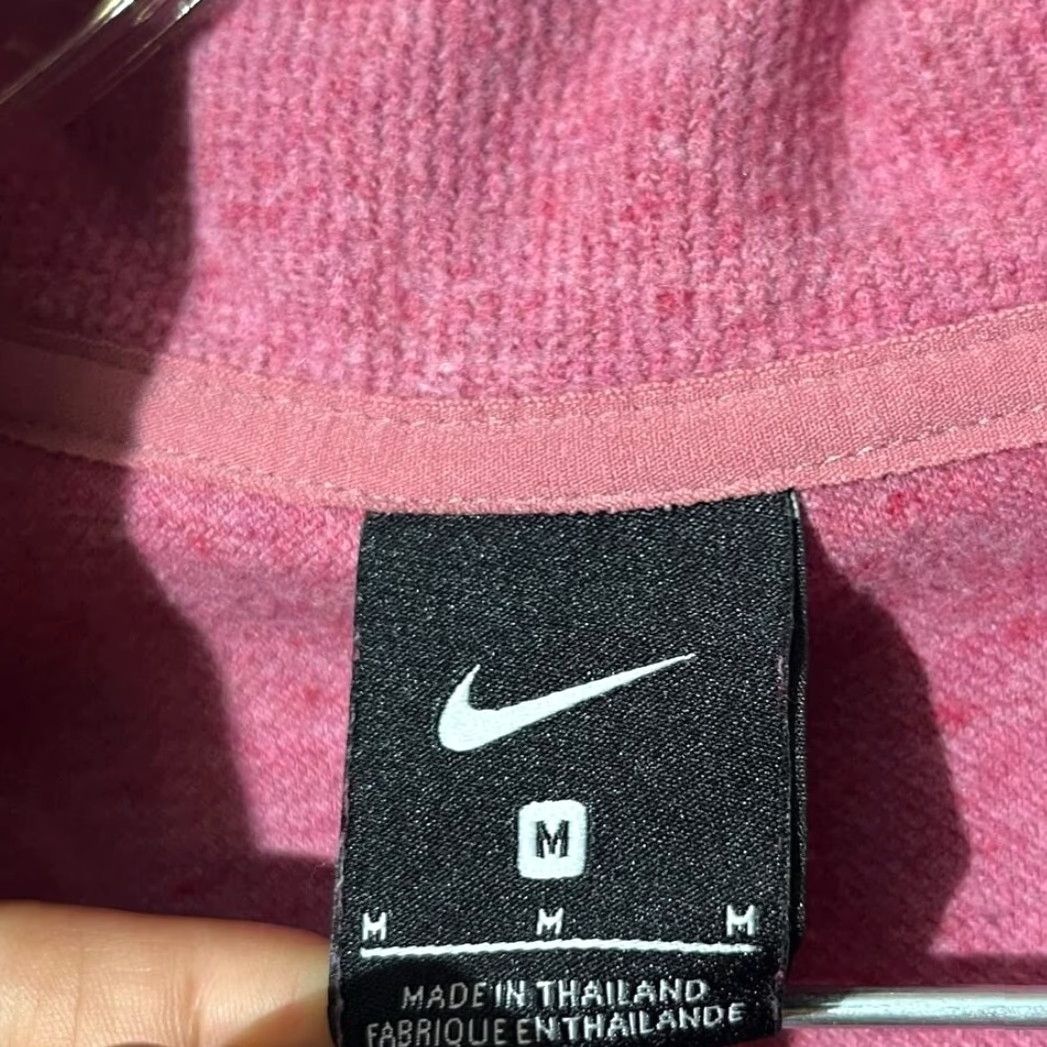 Nike Nike Berry Red Athletic Training Quarter Zip Pullover Sweater Women M Size M / US 6-8 / IT 42-44 - 3 Thumbnail