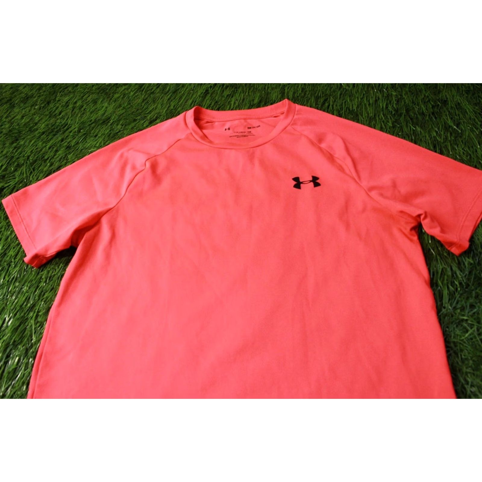 Under Armour UNDER ARMOUR TECH TEE SHIRT 2020 MEN TRAINING COMPRESSION JERSEY ORIGINAL SIZE S Orange Short Sleeve 100% Polyester Crew Neck Size US S / EU 44-46 / 1 - 2 Thumbnail