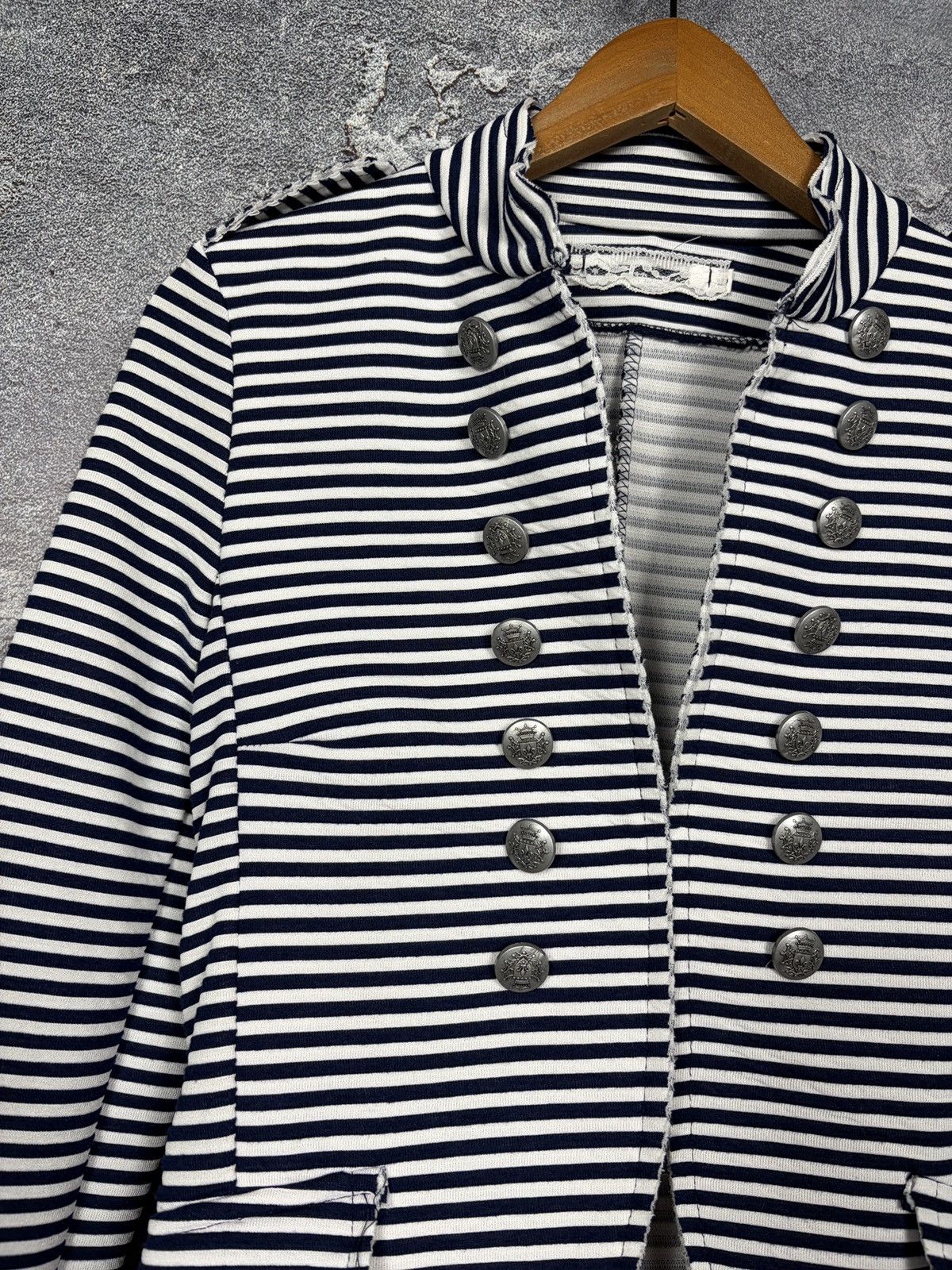 Hysteric Glamour Vintage Military Napoleon Y2K Gothic Blazer Balmain Style Size S / US 4 / IT 40 - 5 Thumbnail