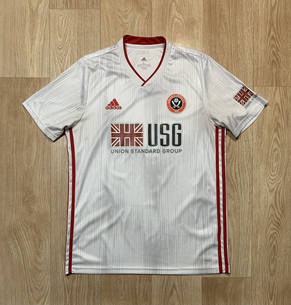 Adidas Sheffield United Away Football Jersey 2019 T-Shirt