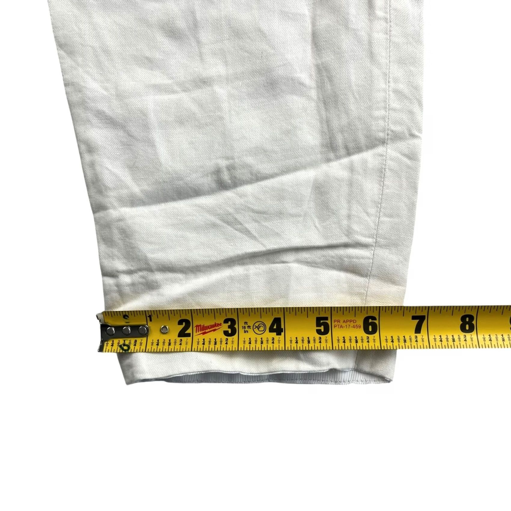 Suitsupply Suit Supply Men’s Blake Cargo Cropped Pants White 32x24 Linen Blend Size US 32 / EU 48 - 8 Thumbnail