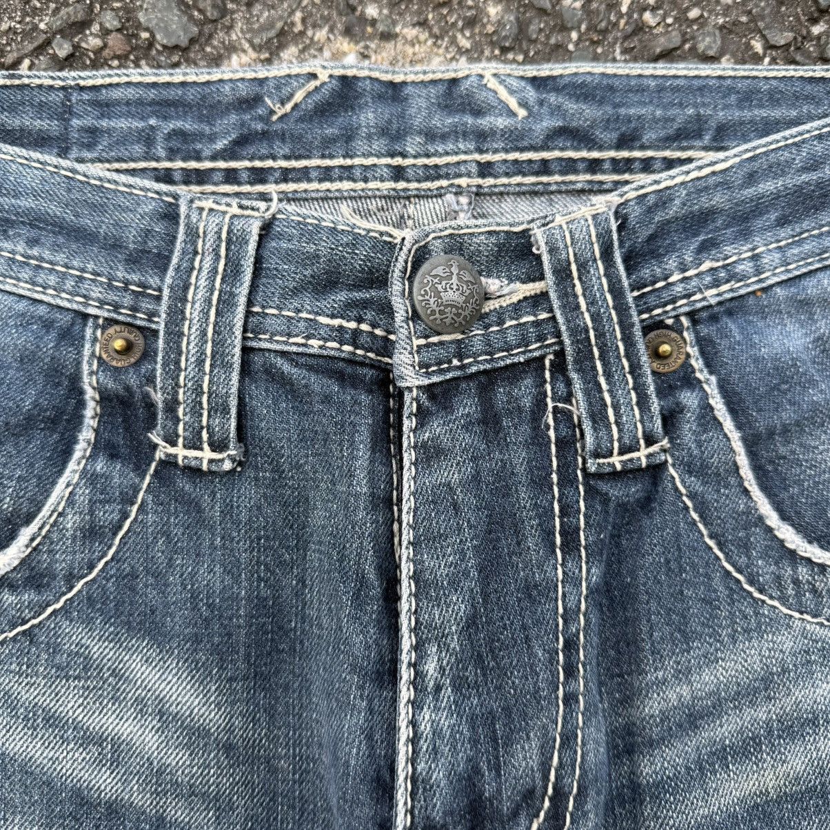 Japanese Brand W31 VINTAGE TRIM FLARE FADED DENIM JEAN PANTS Size US 31 - 7 Thumbnail