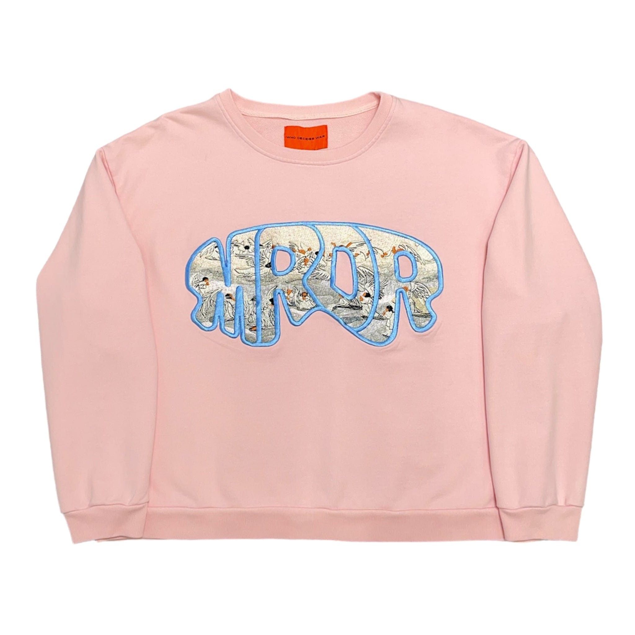 Who Decides War MRDR Crewneck Sweatshirt Rose Pink Size US L / EU 52-54 / 3 - 1 Thumbnail