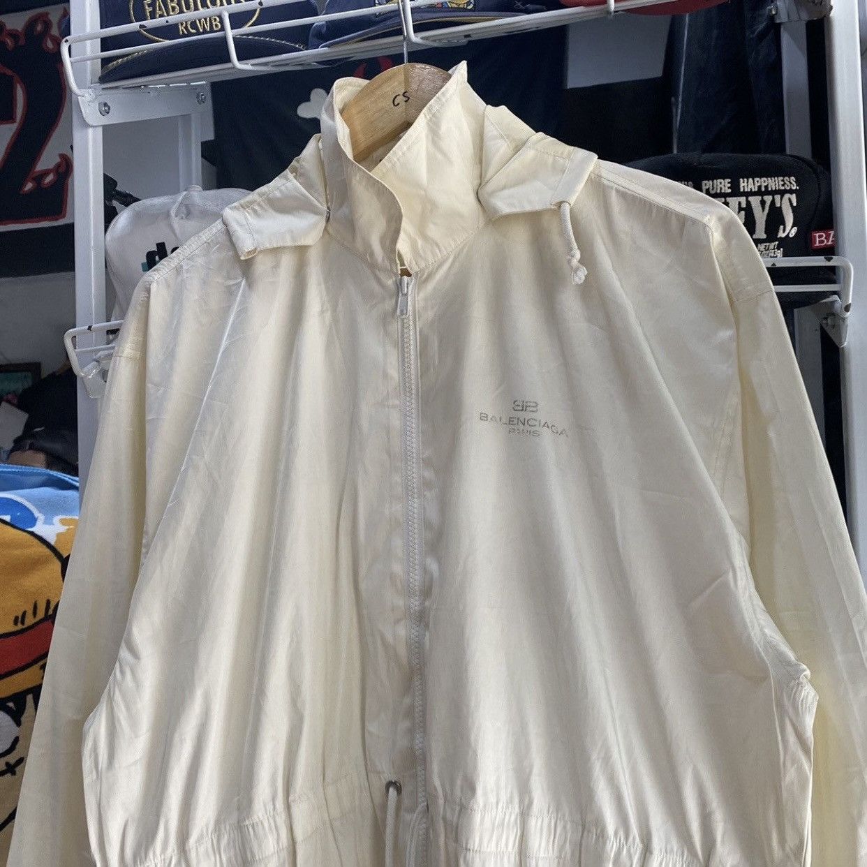 Balenciaga Vintage Balenciaga Golf Long Nylon Parka Hooded Raincoat Size US XL / EU 56 / 4 - 4 Thumbnail
