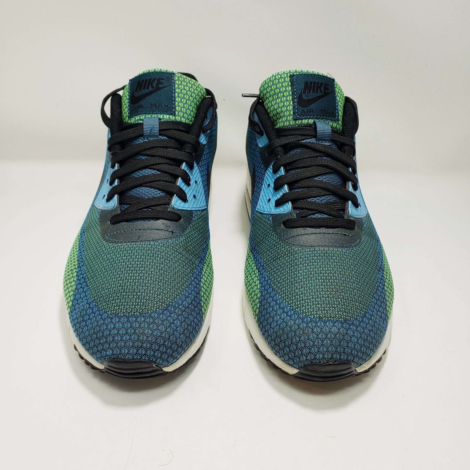 Nike Nike Air Max 2013 Sneakers Blue/Green Mesh Low-Top Athletic Size US 10.5 / EU 43-44 - 6 Thumbnail