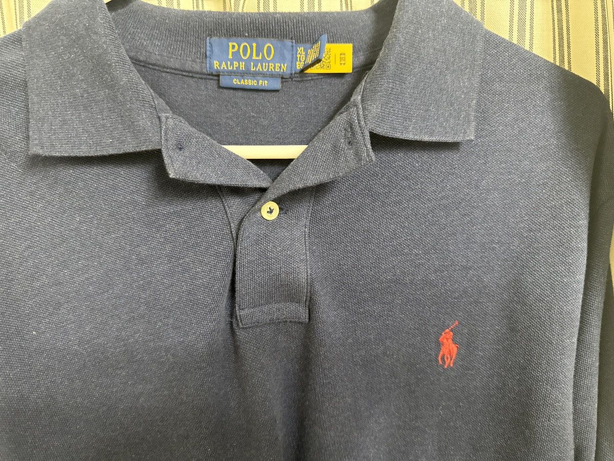 Polo Ralph Lauren Polo Ralph Lauren Classic Fit Long Sleve Polo Size US XL / EU 56 / 4 - 1 Thumbnail