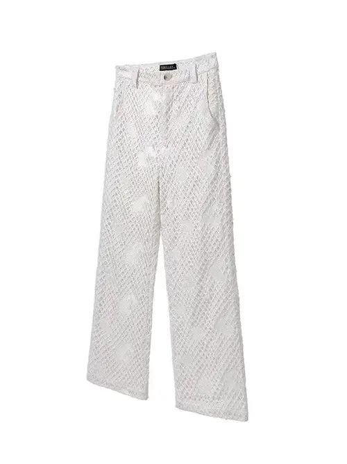 VIBE Vintage Y2K double layered fabric ripped baggy trousers Size US 32 / EU 48 - 1 Thumbnail