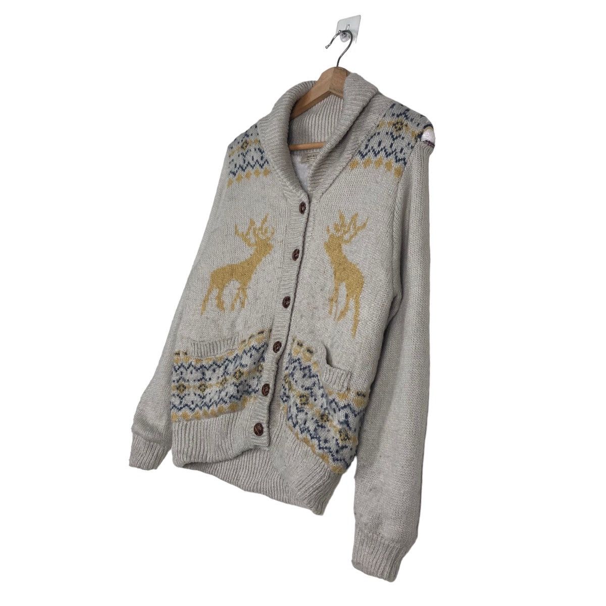 Japanese Brand 🔥Vintage Cardigan Jumper Design Isolaine Japan Issey Miyake Size US M / EU 48-50 / 2 - 2 Thumbnail
