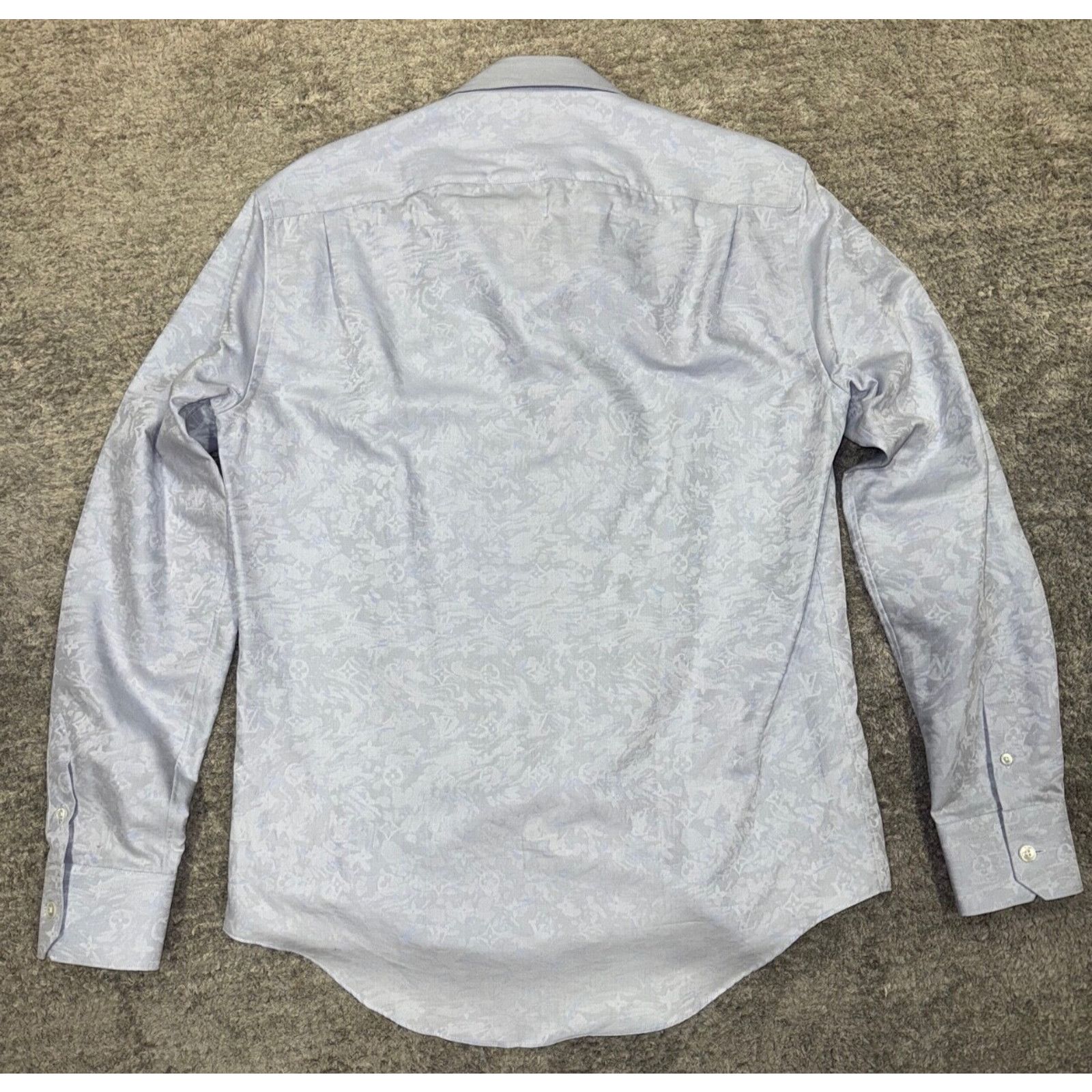 Louis Vuitton Louis Vuitton Regular Shirt DNA Collar Monogram Long Sleeve Size US S / EU 44-46 / 1 - 13 Thumbnail