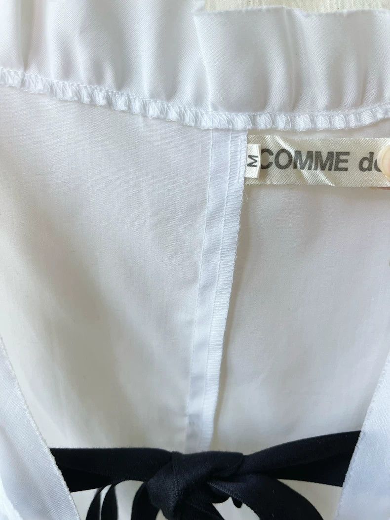 Comme des Garcons Comme Des Garcons Black bow-tie waistcoat with pinched U n Size M / US 6-8 / IT 42-44 - 5 Thumbnail