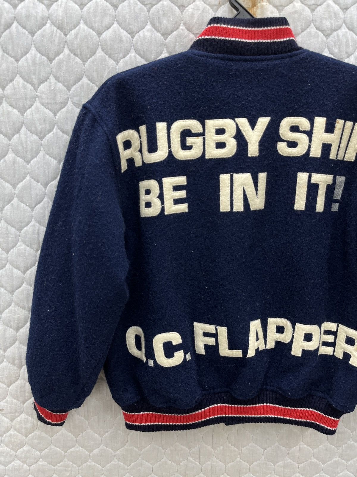 Vintage 🔥🔥🔥STEALS VTG RUGBY SHIP QC FLAPPER VARSITY JACKET Size S / US 4 / IT 40 - 4 Thumbnail
