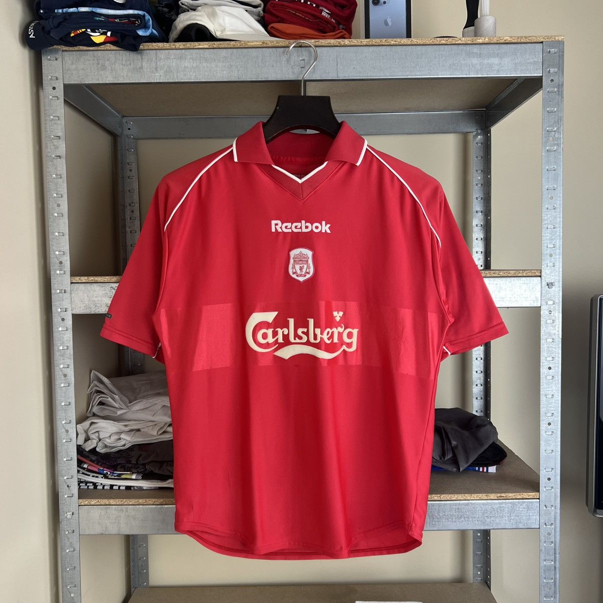 Reebok Rare! Liverpool Reebok 00s Vintage Jersey Shirt Size US M / EU 48-50 / 2 - 1 Thumbnail