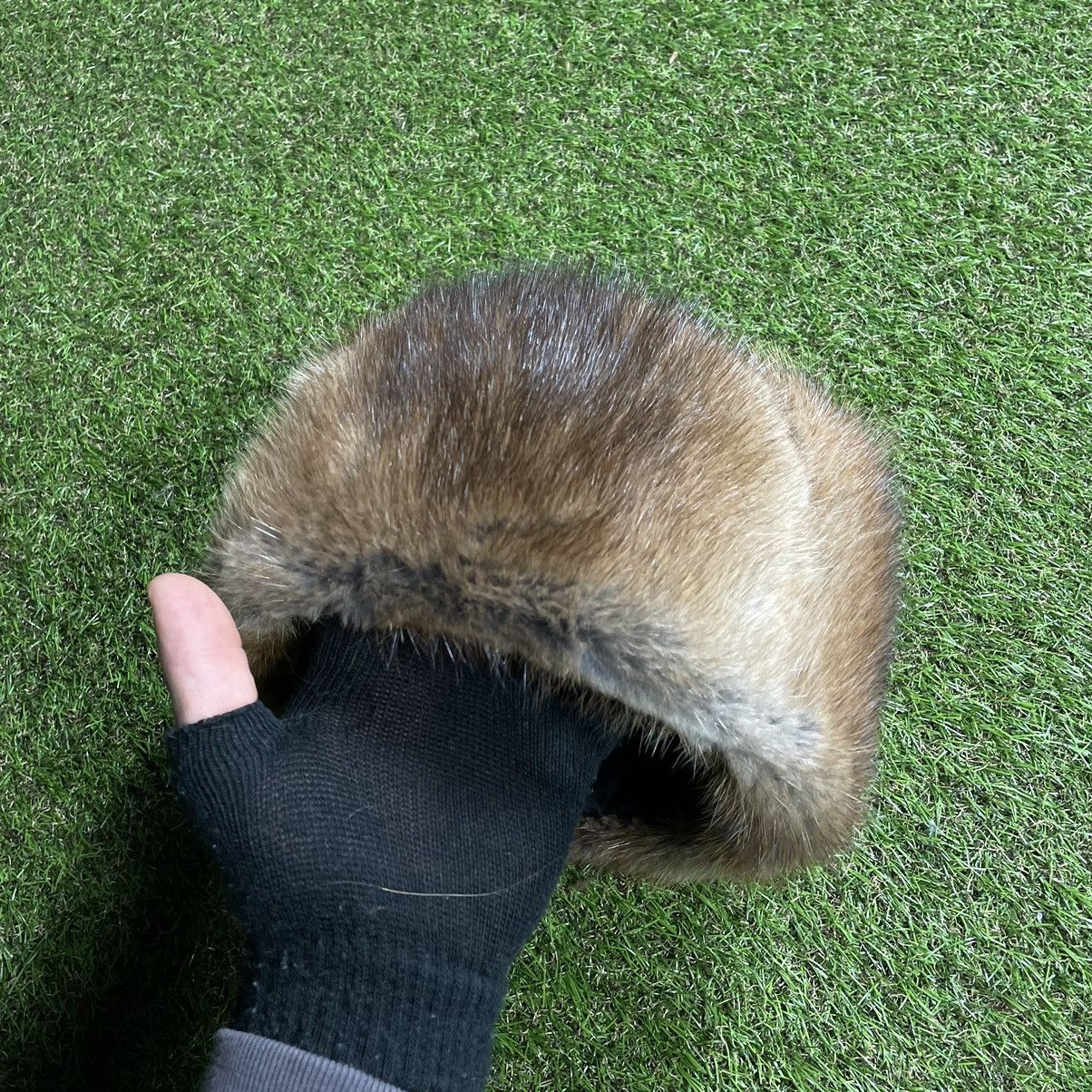 Vintage Vintage Y2K Fuzzy Beanie Alt Grunge Mohair Hat Bleached OS Size ONE SIZE - 3 Thumbnail