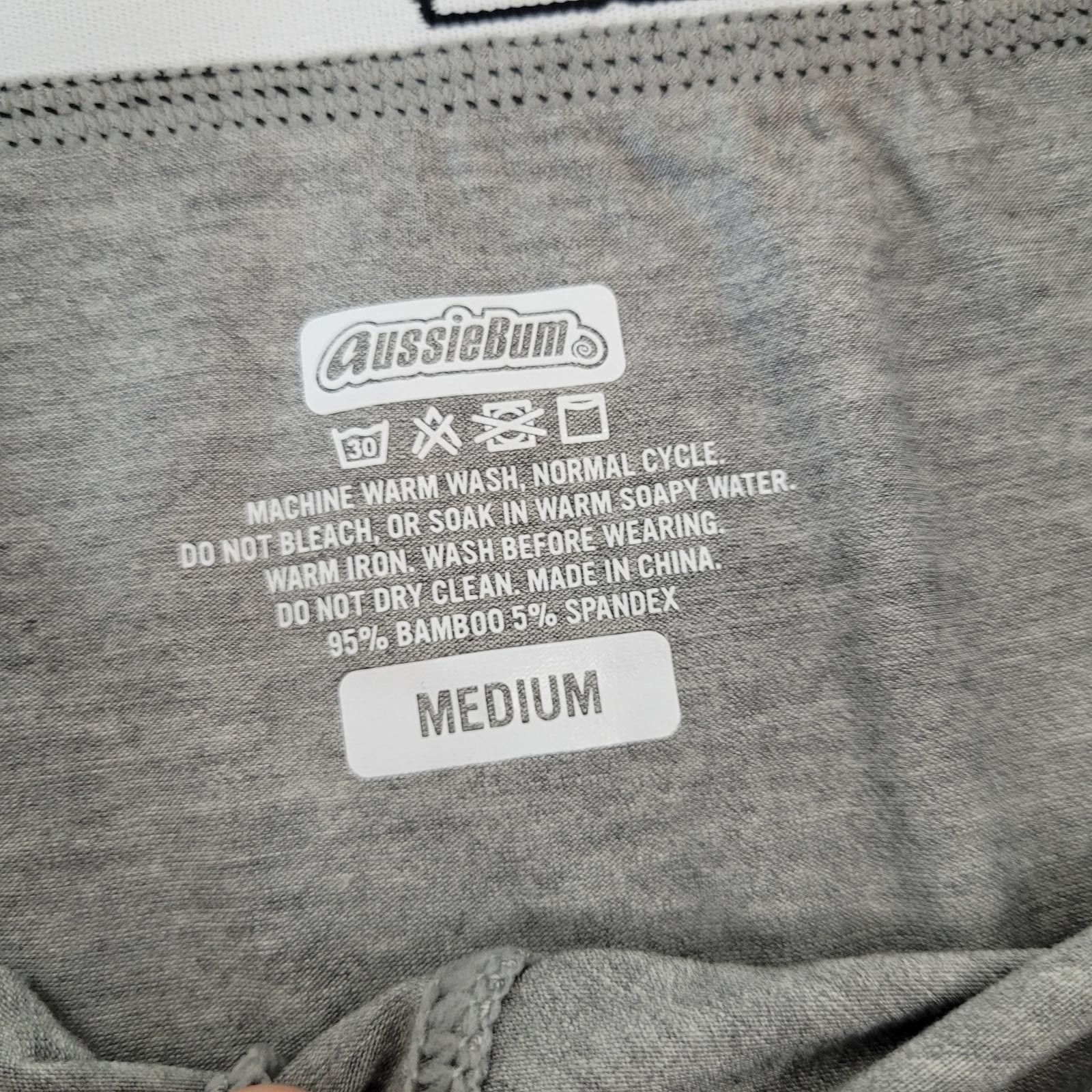 Other AussieBum Men’s Med 30" Boxer Brief Heather Gray NEW Size ONE SIZE - 3 Thumbnail