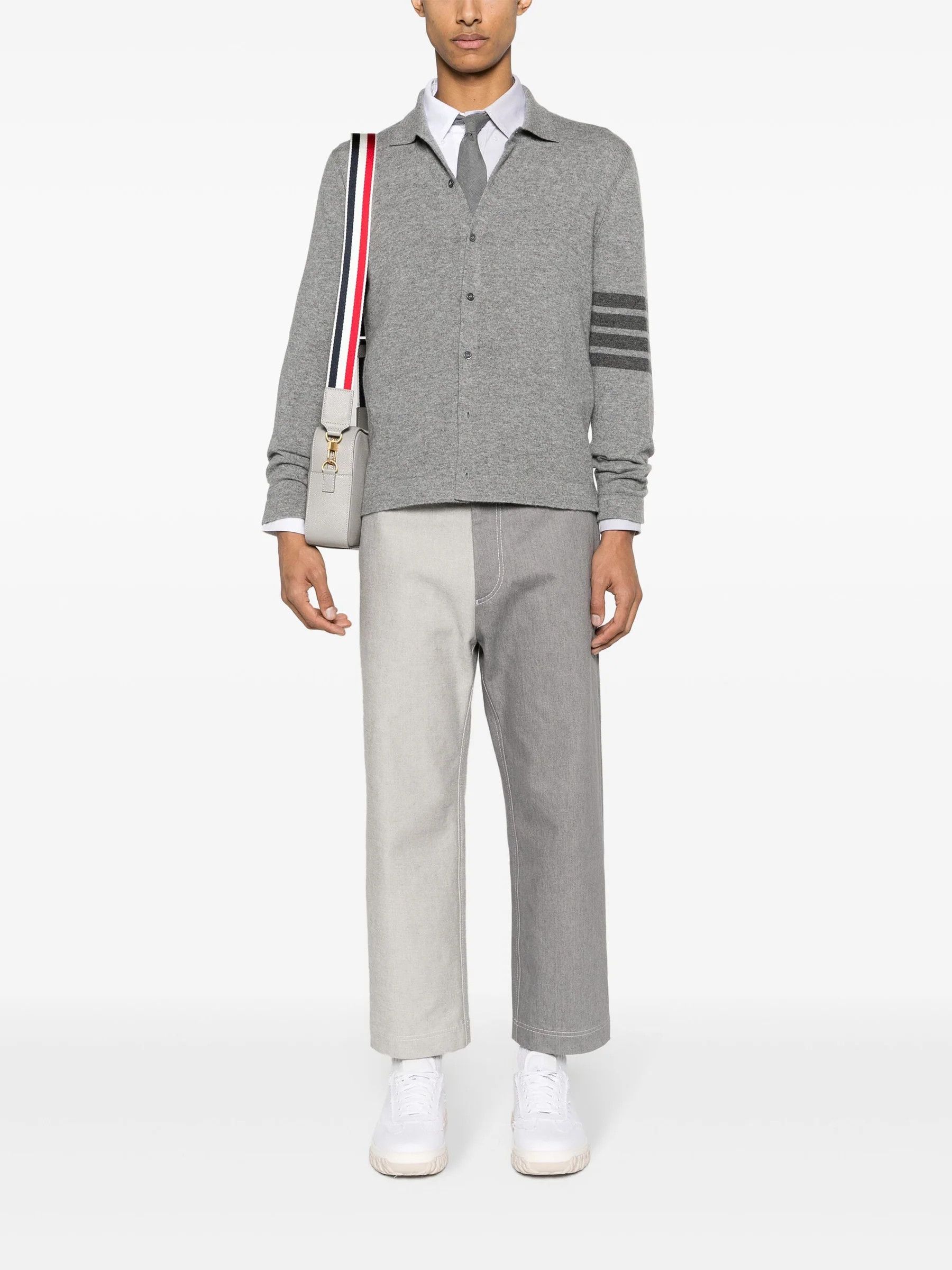 Thom Browne o1s22i1n1224 Cashmere Cardigan in Grey Size US M / EU 48-50 / 2 - 2 Thumbnail