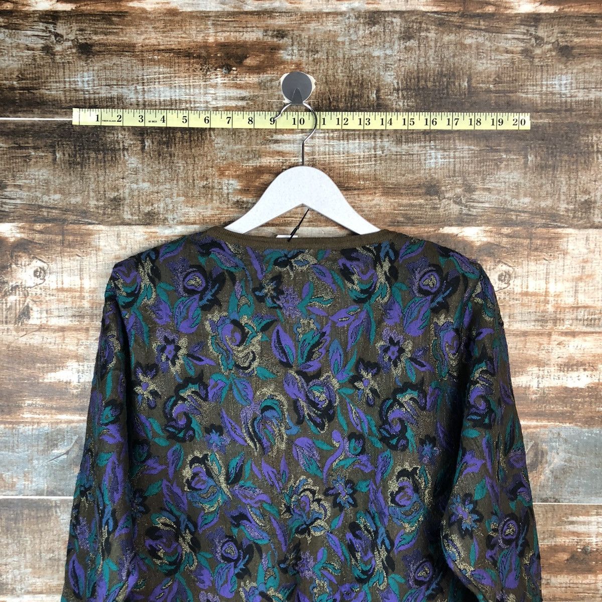 Japanese Brand Japan vintage art Purple Knitwear #A2051 Size S / US 4 / IT 40 - 12 Thumbnail